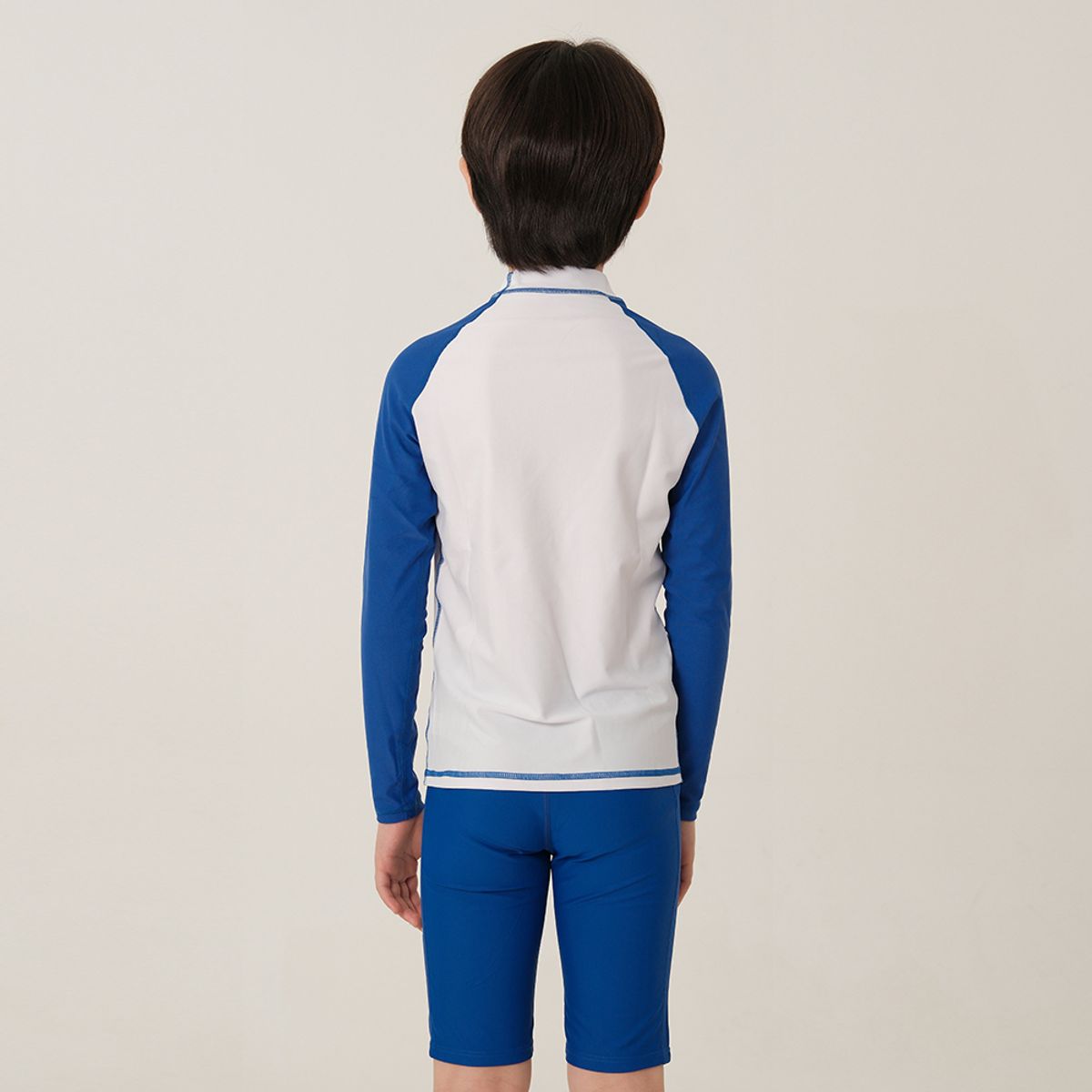티에스스포츠(TS SPORTS) 아동수영복 긴팔 래쉬가드+5부바지 M502(세트)