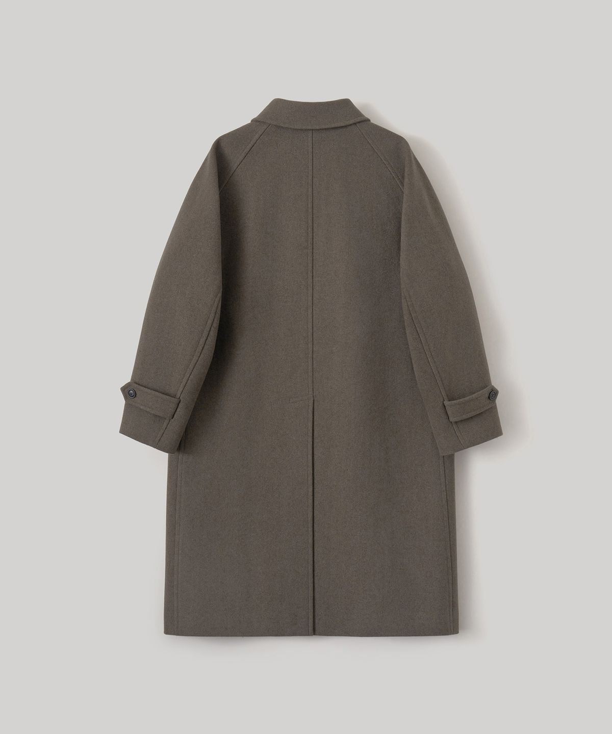 어나더 오피스(ANOTHER OFFICE) Voyager Balmacaan Coat (Mink Brown)