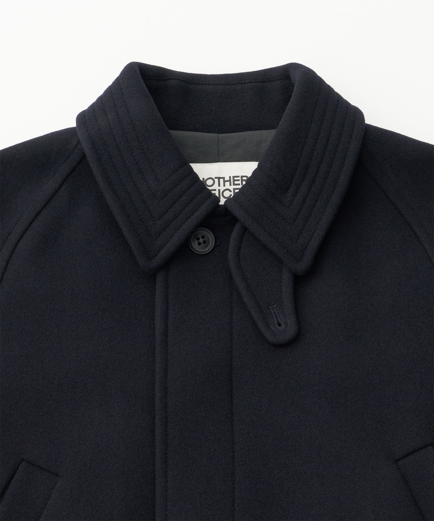 ANOTHER OFFICE Voyager Balmacaan Coat 3紺 ANOTHER OFFICE - 【残り一点】Voyager Balmacaan Coat