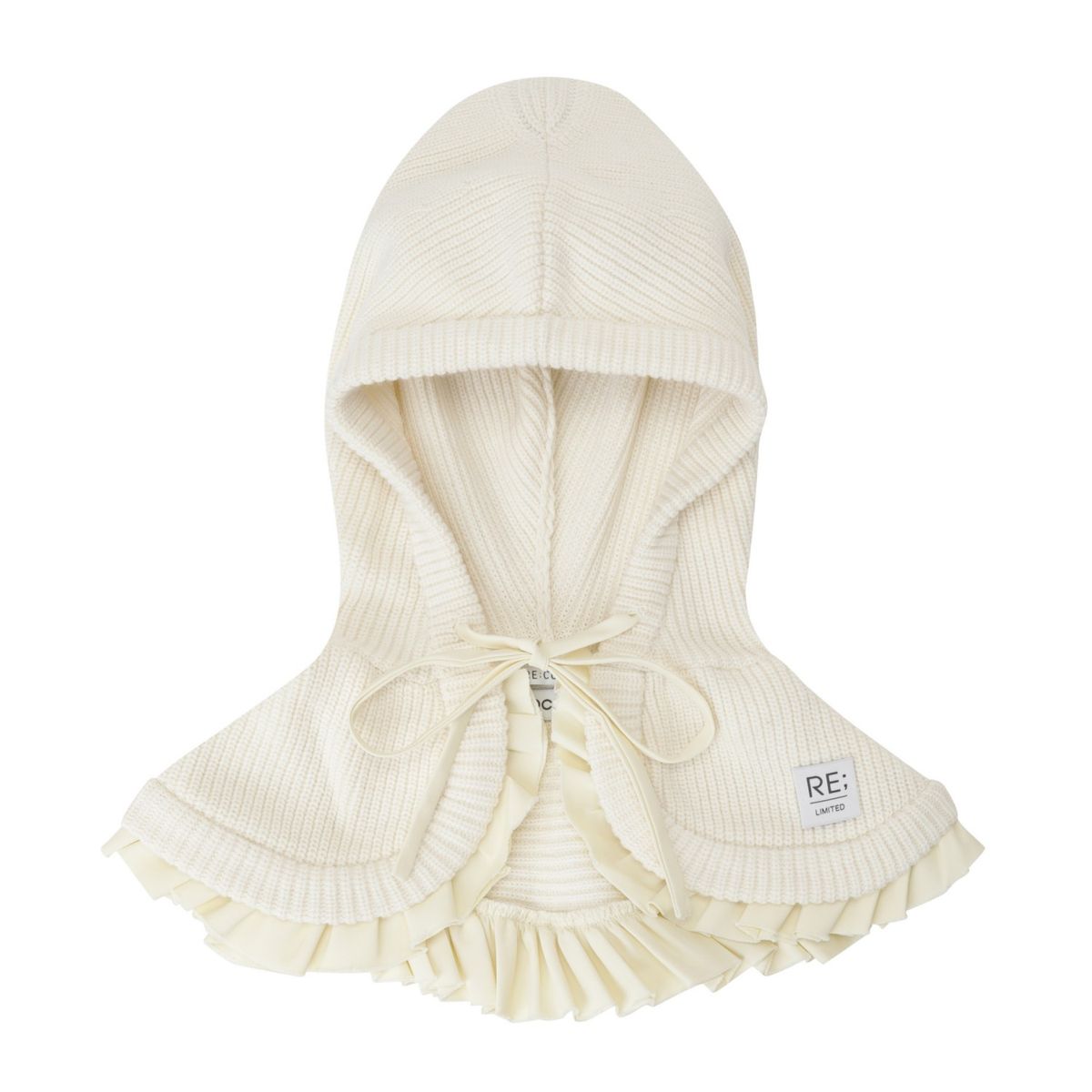 래코드(RECODE) Round Collar Hoodie Balaclava_R0WAW23109IVX