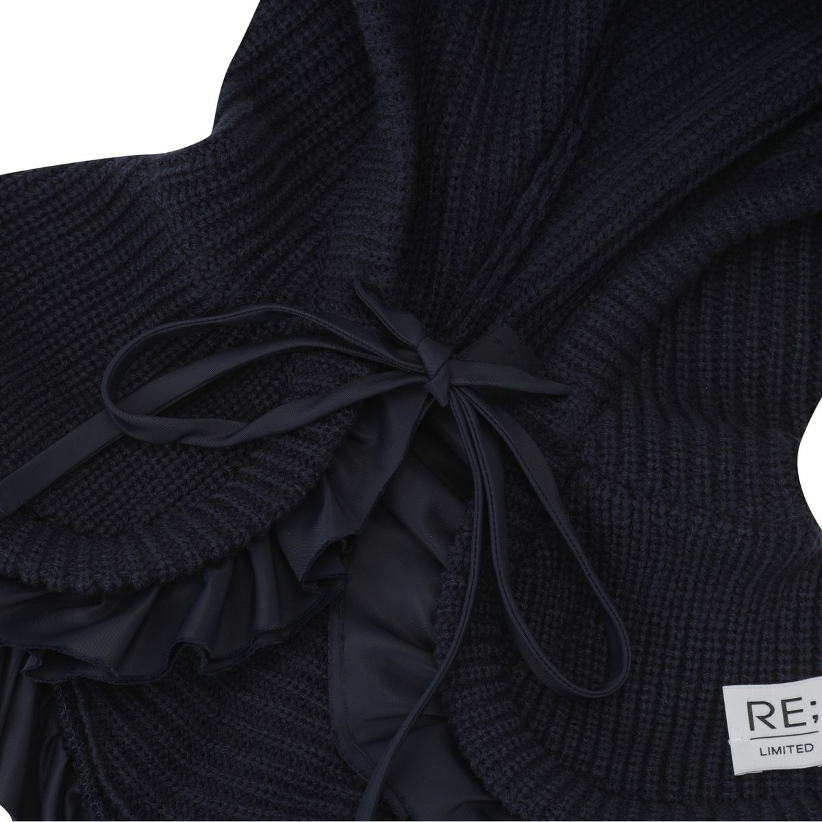 래코드(RECODE) Round Collar Hoodie Balaclava_R0WAW23109NYX