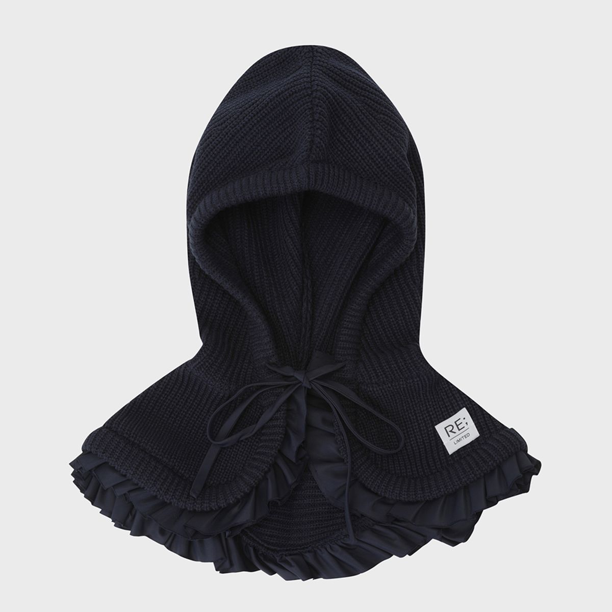래코드(RECODE) Round Collar Hoodie Balaclava_R0WAW23109NYX