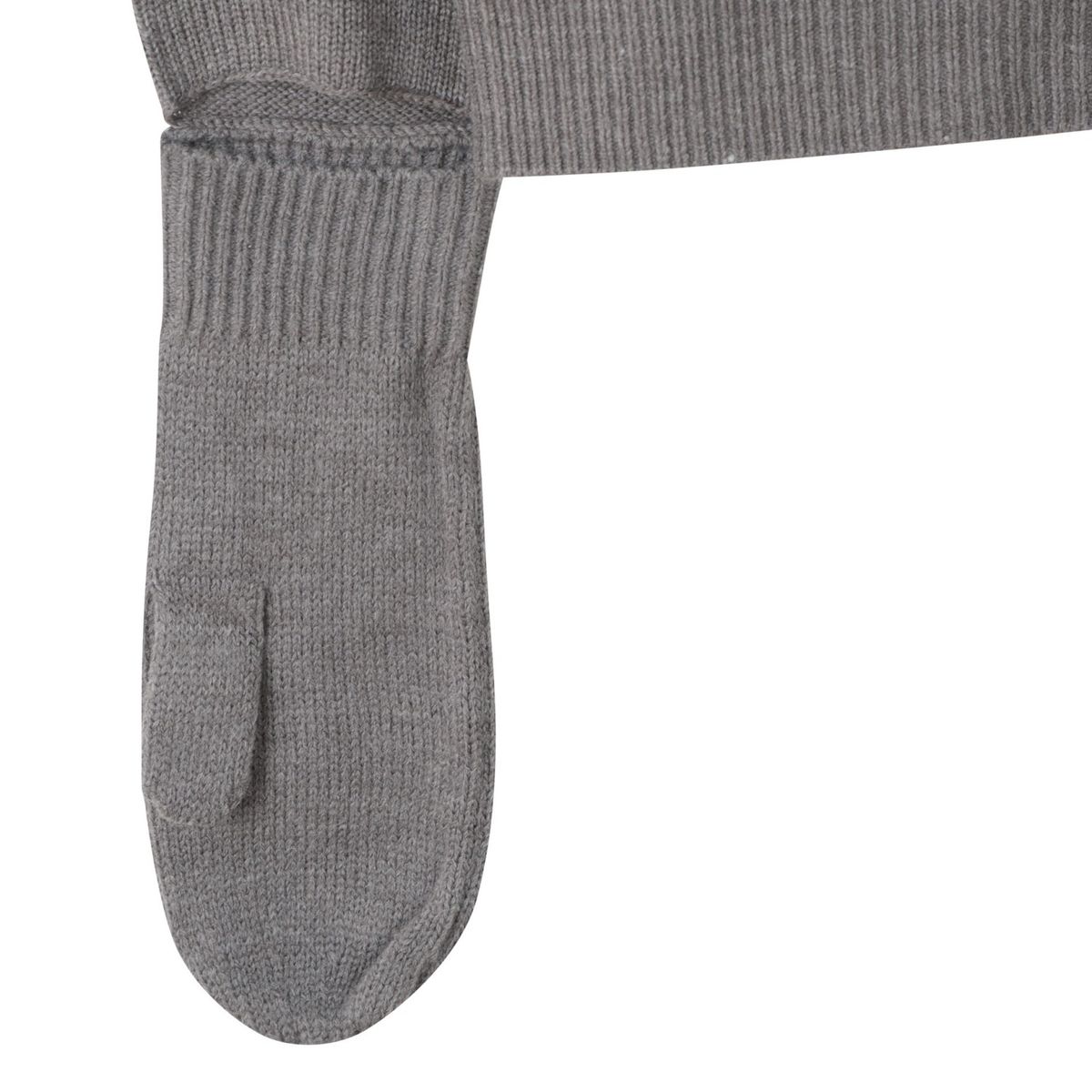 래코드(RECODE) Gloves Mixed Turtle Neck Knit Top_R0WAA23101GYX
