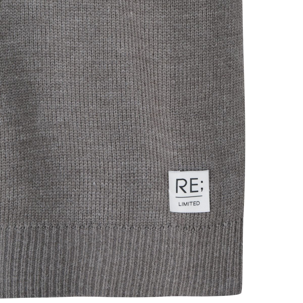 래코드(RECODE) Gloves Mixed Turtle Neck Knit Top_R0WAA23101GYX