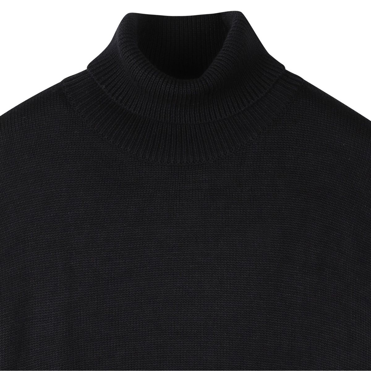 래코드(RECODE) Gloves Mixed Turtle Neck Knit Top_R0WAA23101BKX