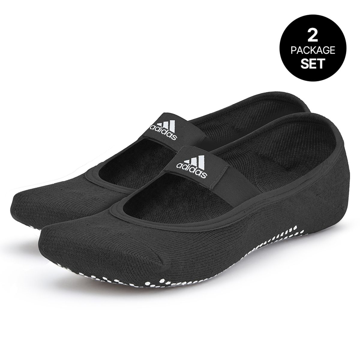 아디다스 피트니스(ADIDAS FITNESS) 필라테스 요가 양말 2팩 세트