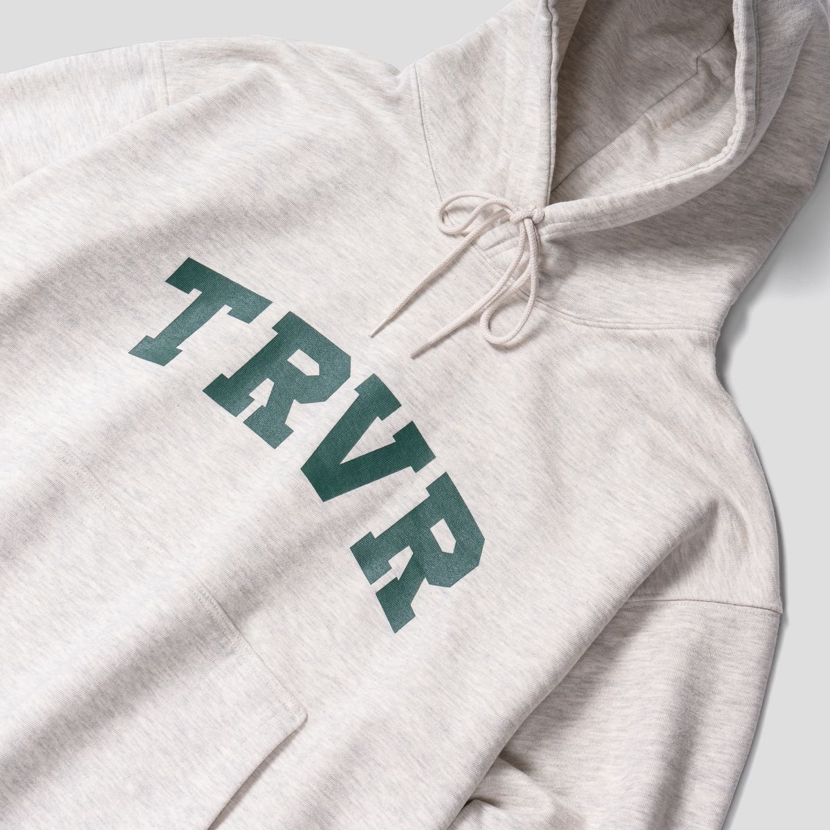 티알브이알(TRVR) Hoodie U-Graphic Oatmeal
