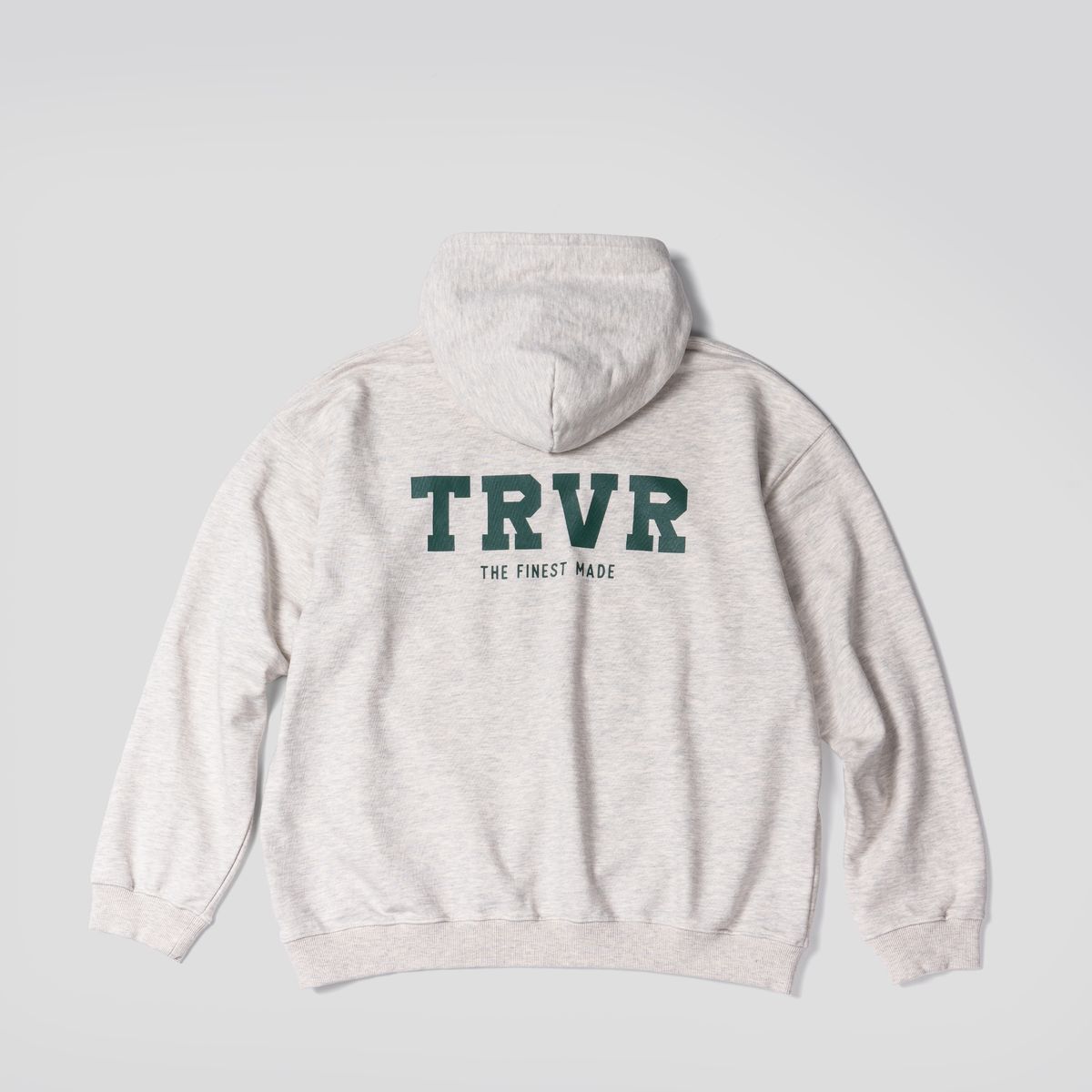티알브이알(TRVR) Hoodie F-Graphic Oatmeal