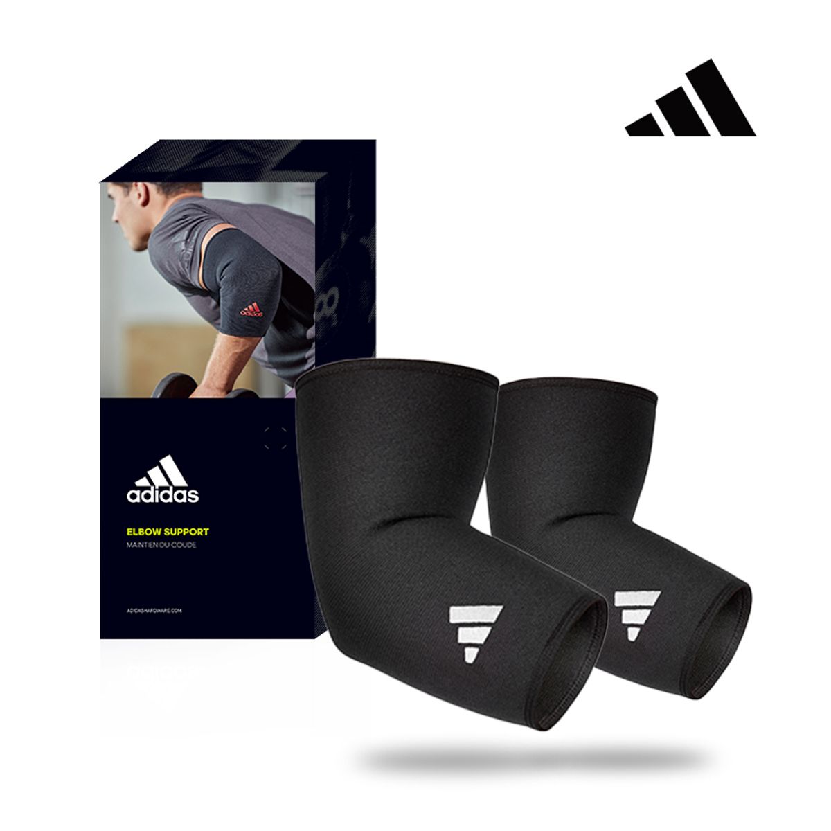 아디다스 피트니스(ADIDAS FITNESS) 퍼포먼스 팔꿈치 보호대 세트(2개입)