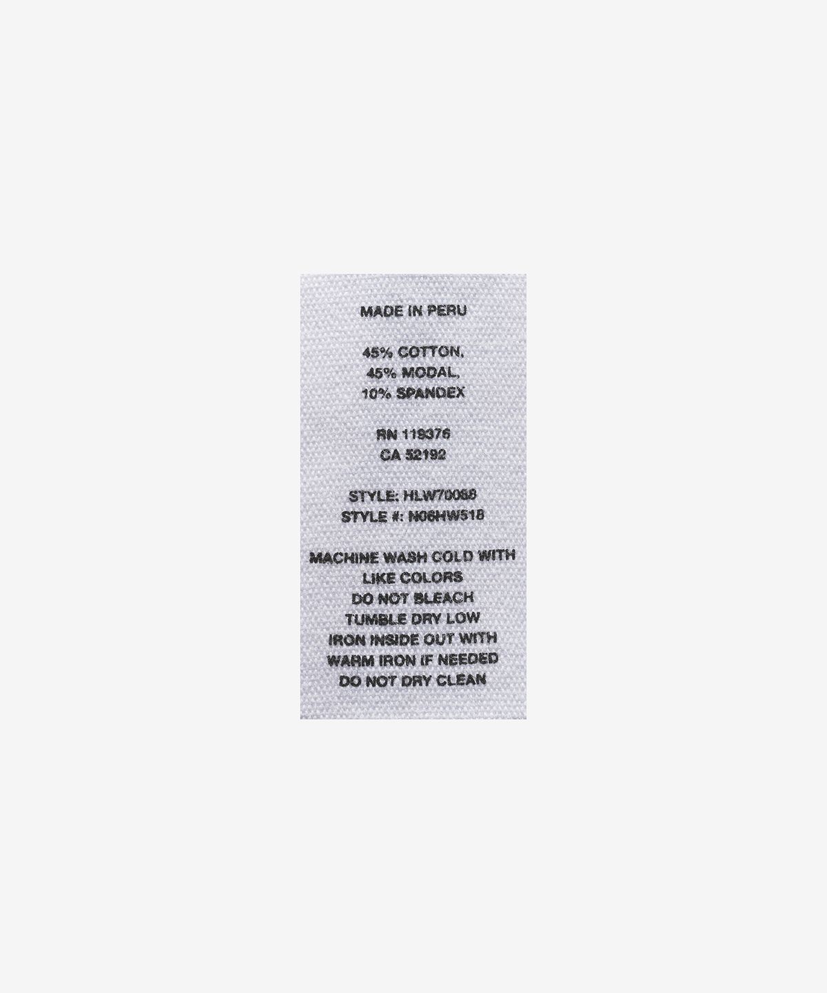 헬무트 랭(HELMUT LANG) 스퀘어넥 롱 슬리브 탑 - 아이보리 / N06HW518Q3W