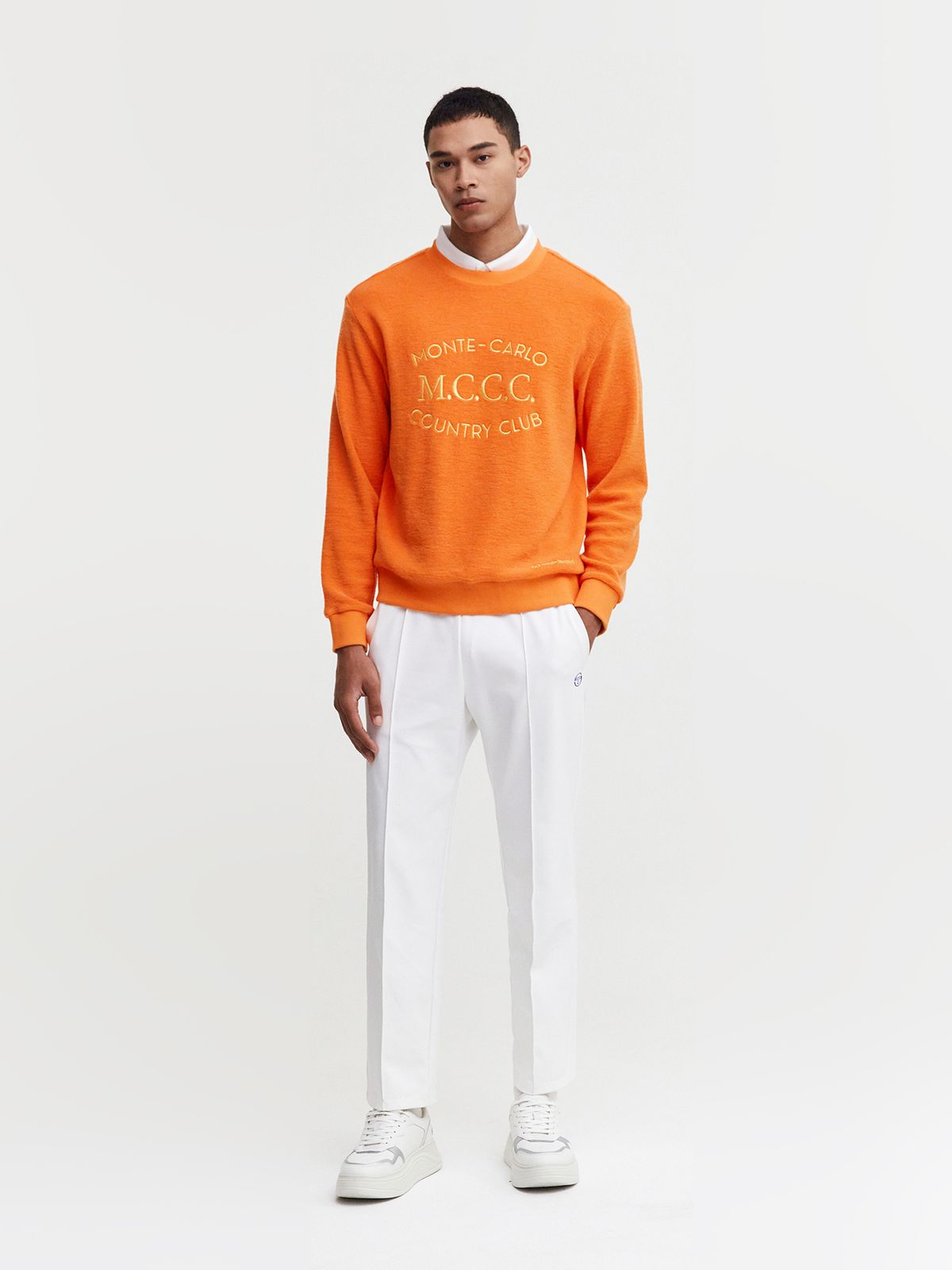 세르지오 타키니(SERGIO TACCHINI) M 리조트 우븐 팬츠 (White)