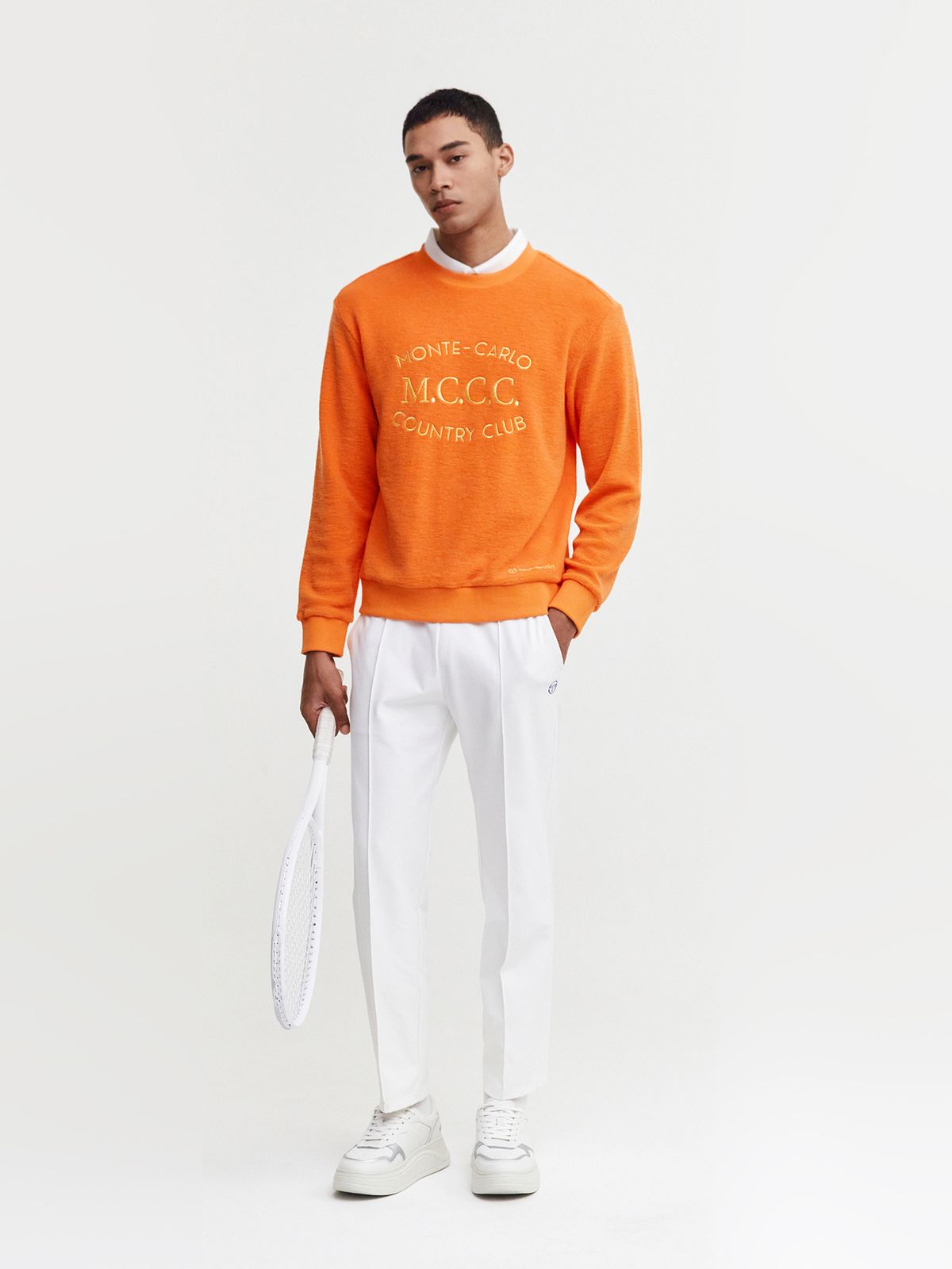 세르지오 타키니(SERGIO TACCHINI) M 리조트 우븐 팬츠 (White)