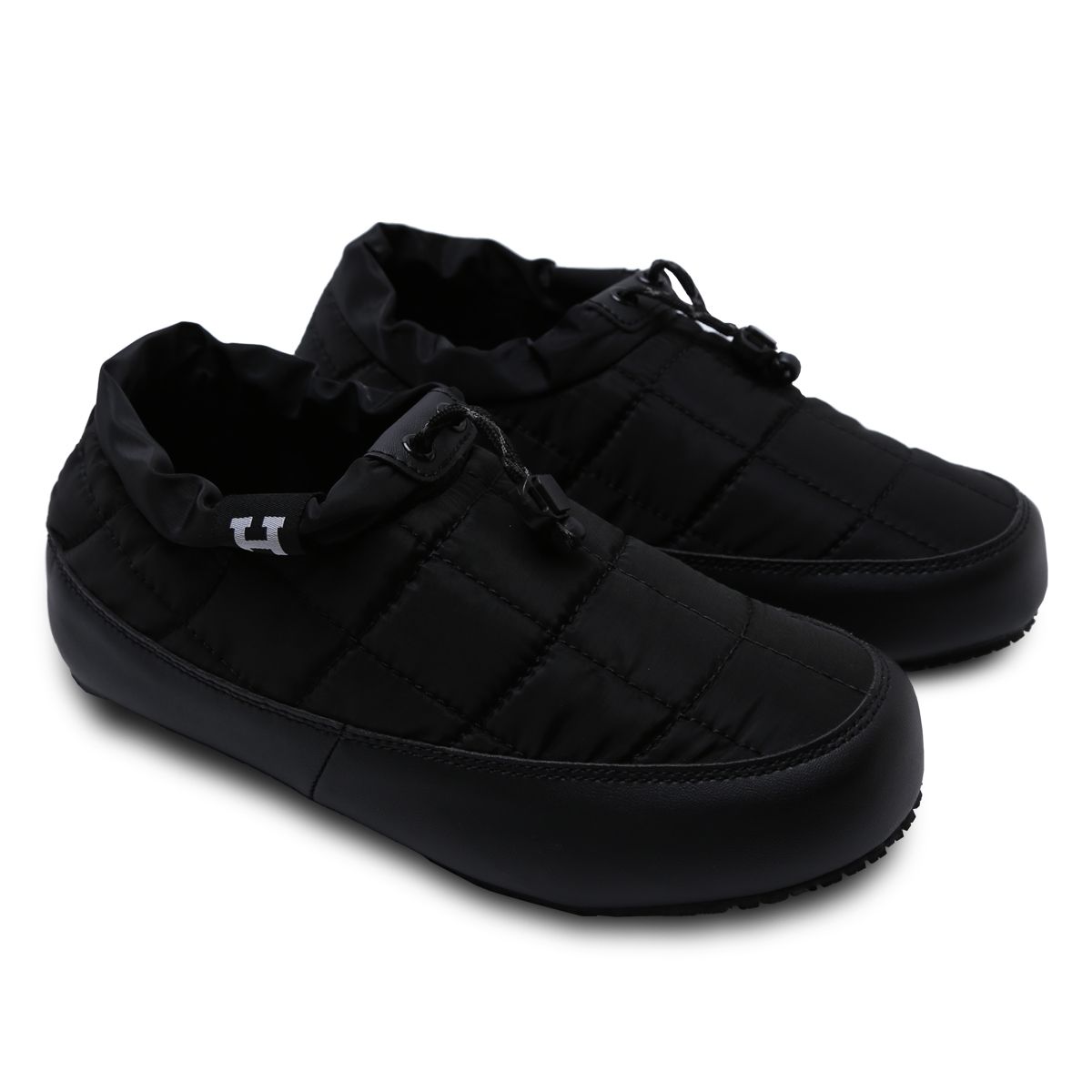 하버드 슈즈(HARVARD SHOES) 콘라드 남여공용 패딩 슬립온 퍼 안감 블랙