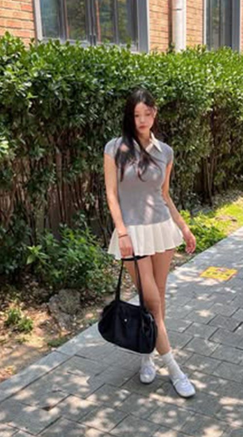 MUSINSA | HEEARI Aurora shirring duffle bag_black