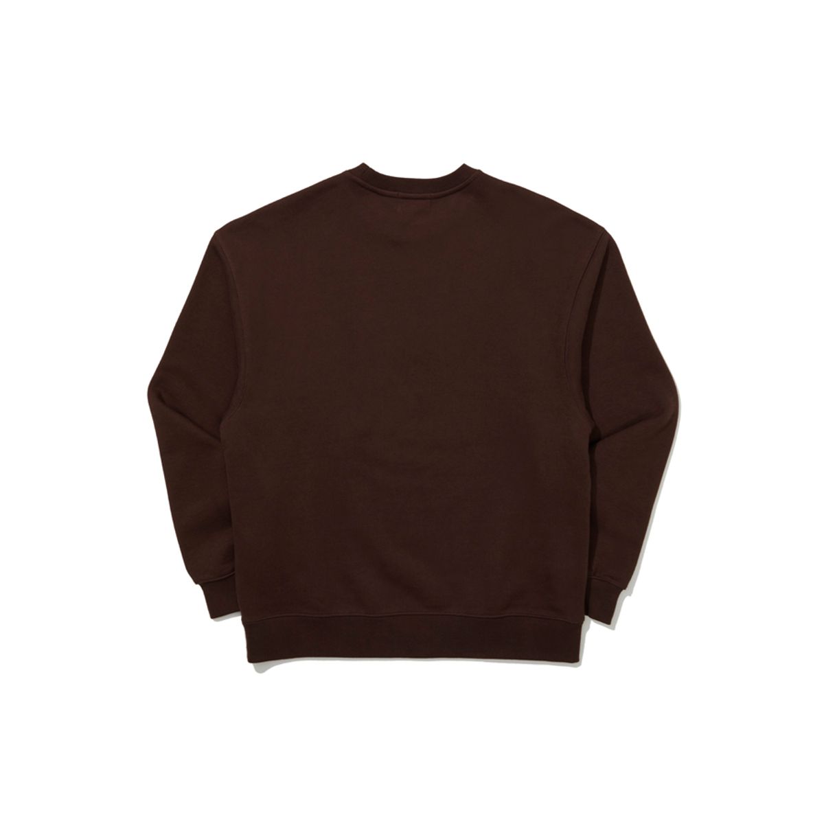 마크엠(MARKM) MARKM BASIC LOGO CREW NECK SWEAT BROWN