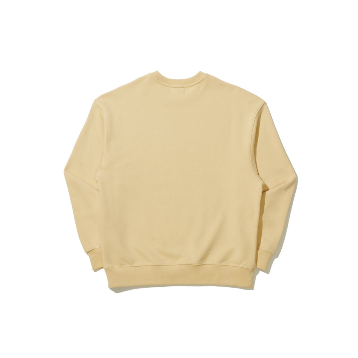마크엠(MARKM) MARKM BASIC LOGO CREW NECK SWEAT YELLOW