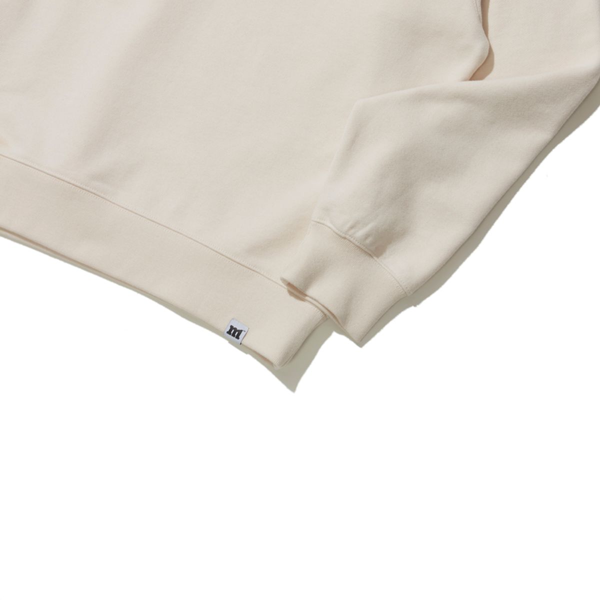 마크엠(MARKM) MARKM BASIC LOGO CREW NECK SWEAT IVORY