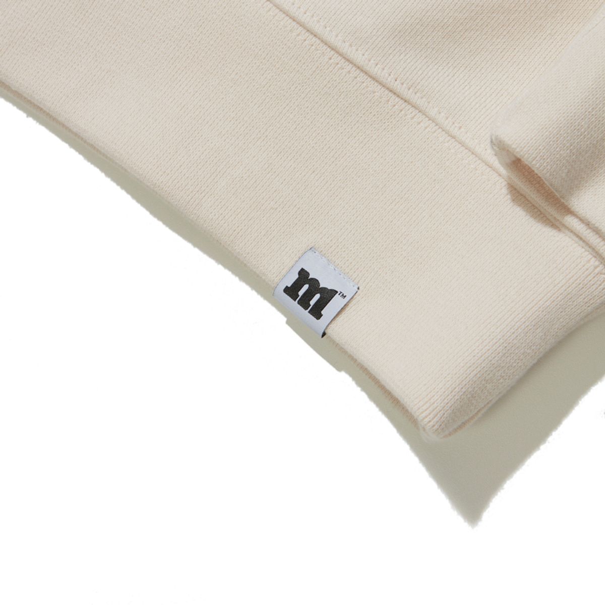 마크엠(MARKM) MARKM BASIC LOGO CREW NECK SWEAT IVORY