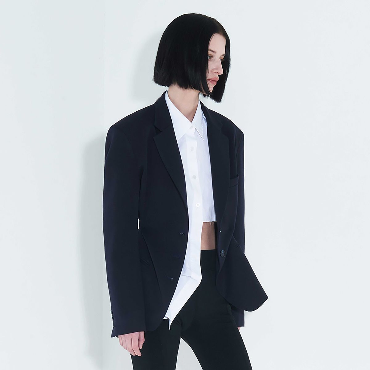 킴지수(KIMZISU) DOZI - Pinched Tailored Jacket _ Dark Navy