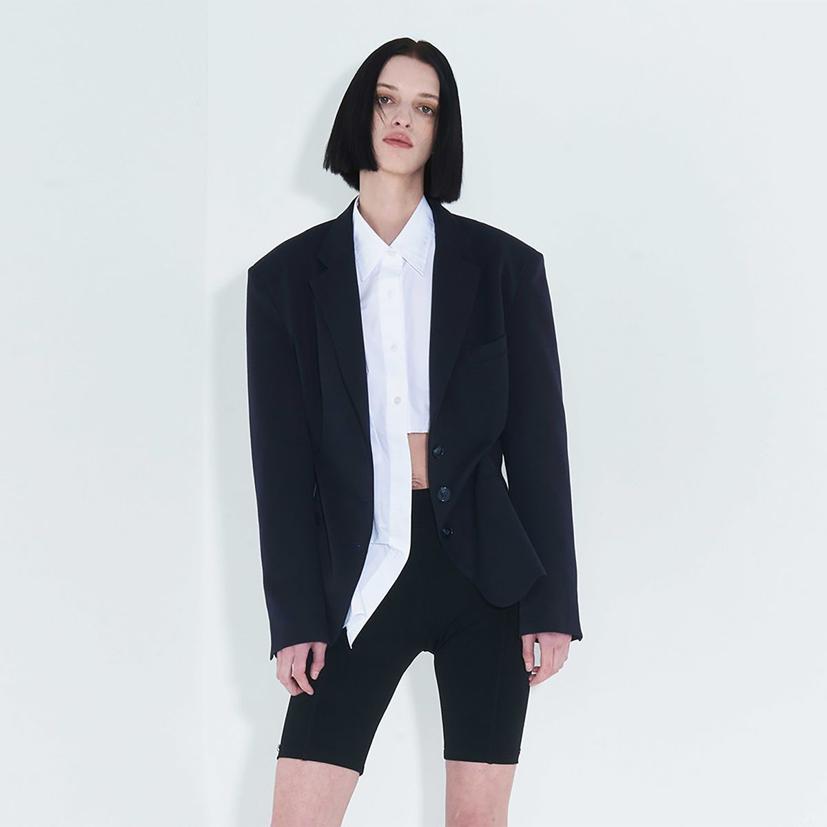 킴지수(KIMZISU) DOZI - Pinched Tailored Jacket _ Dark Navy