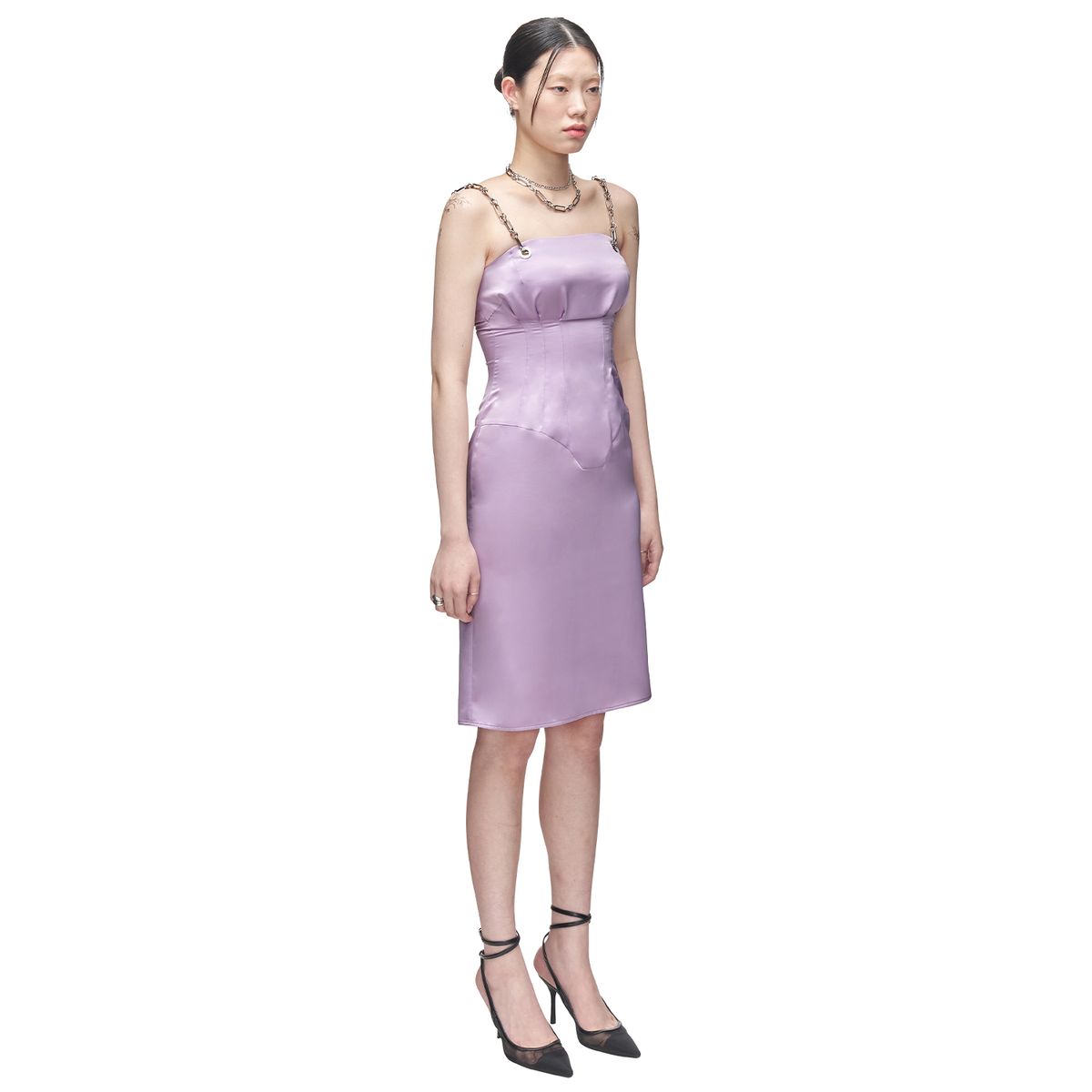 킴지수(KIMZISU) Marble Tailored Dress _ Lilac