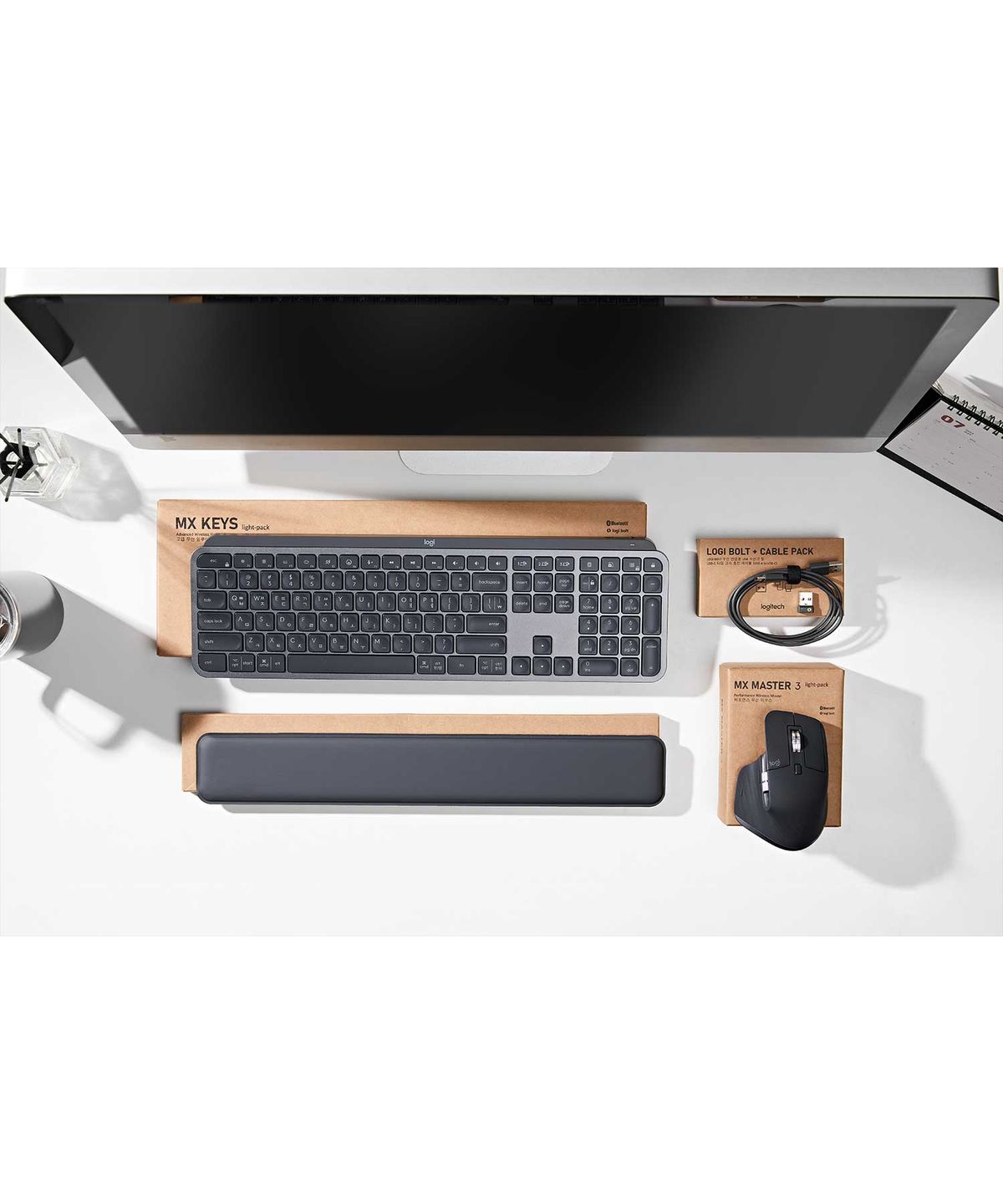 로지텍(LOGITECH) 로지텍 코리아 MX 팜레스트 키보드 손목받침대