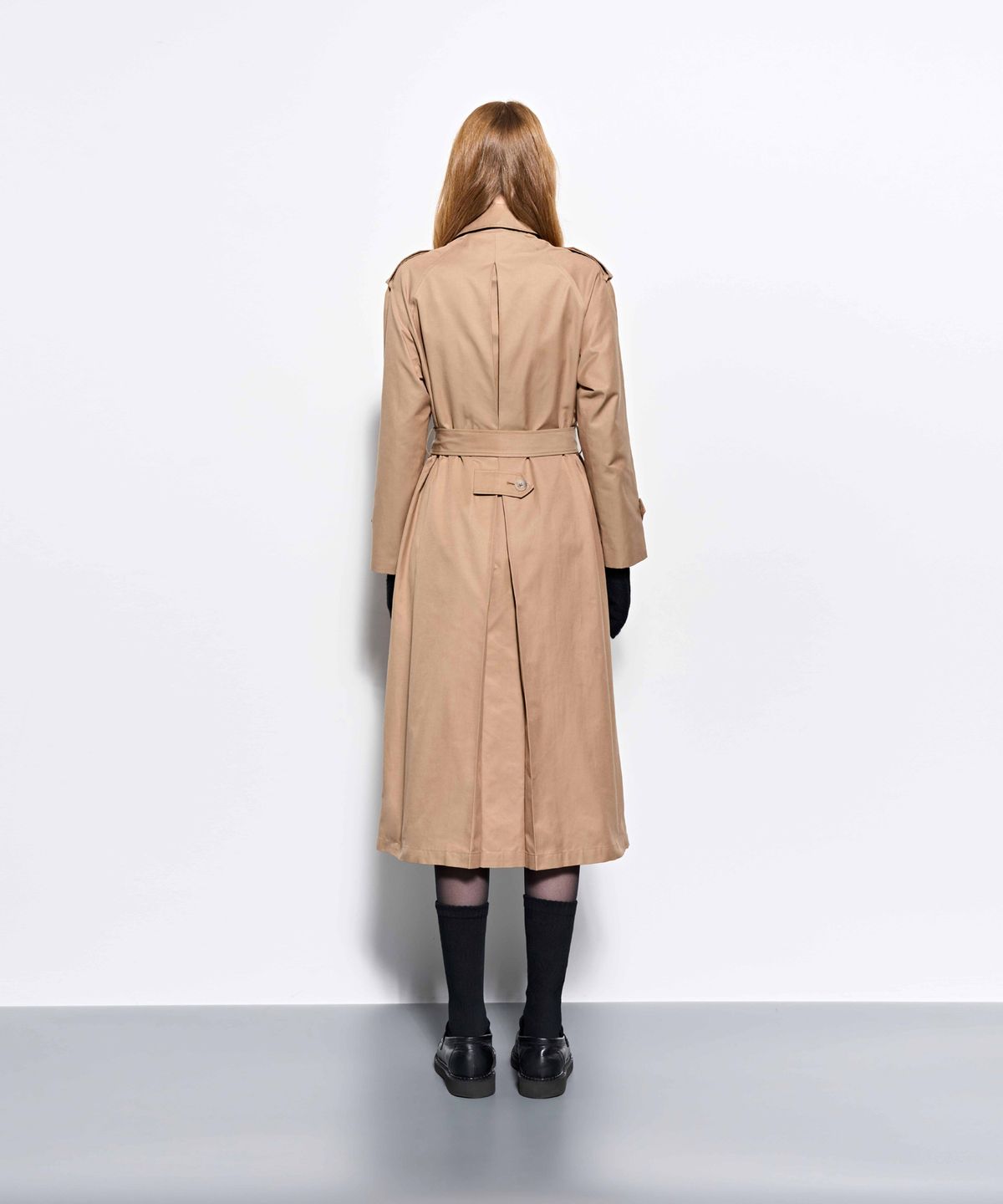 킴지수(KIMZISU) Throat Latch Trench Coat _ Beige