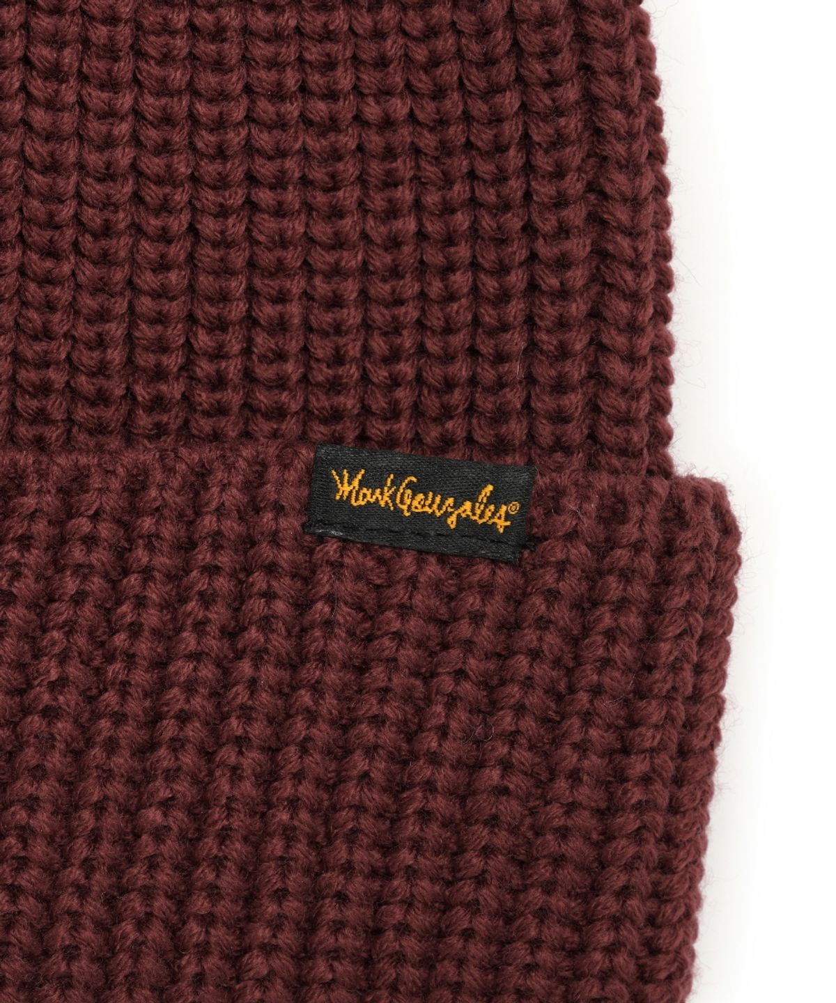 마크곤잘레스(MARK GONZALES) Knit cuff beanie - WINE