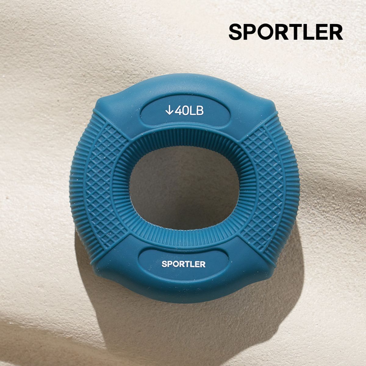스포틀러(SPORTLER) 실리콘 듀얼 강도조절 악력기 세트(2개입)