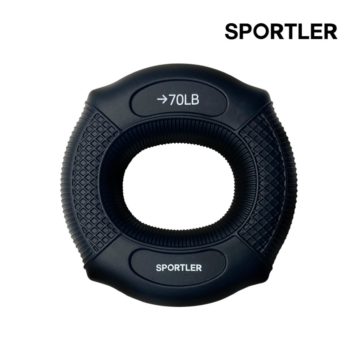스포틀러(SPORTLER) 실리콘 듀얼 강도조절 악력기 세트(2개입)