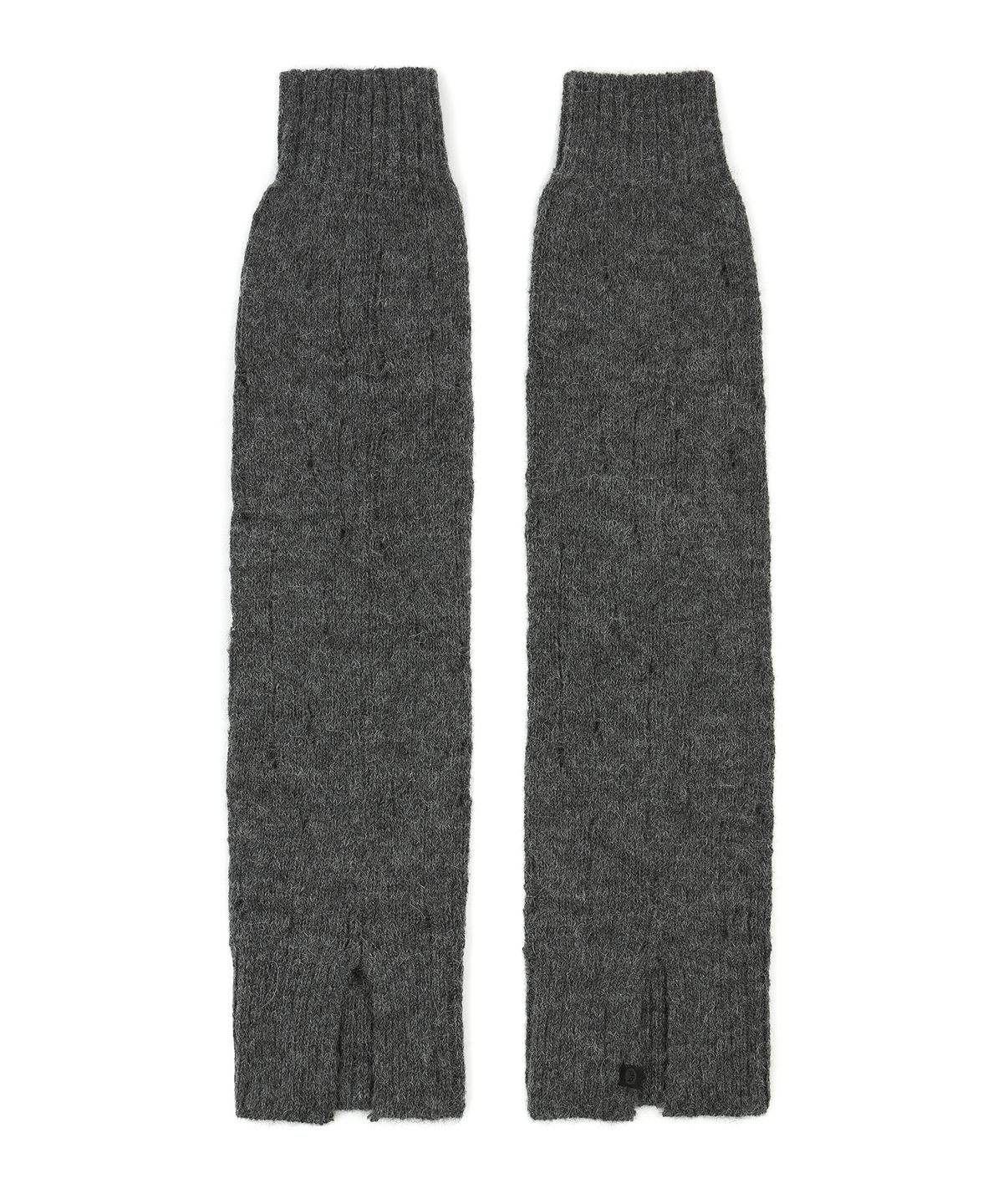 라라폭스(LALAFOX) KNIT LEG WARMER CHARCOAL BP4AK002