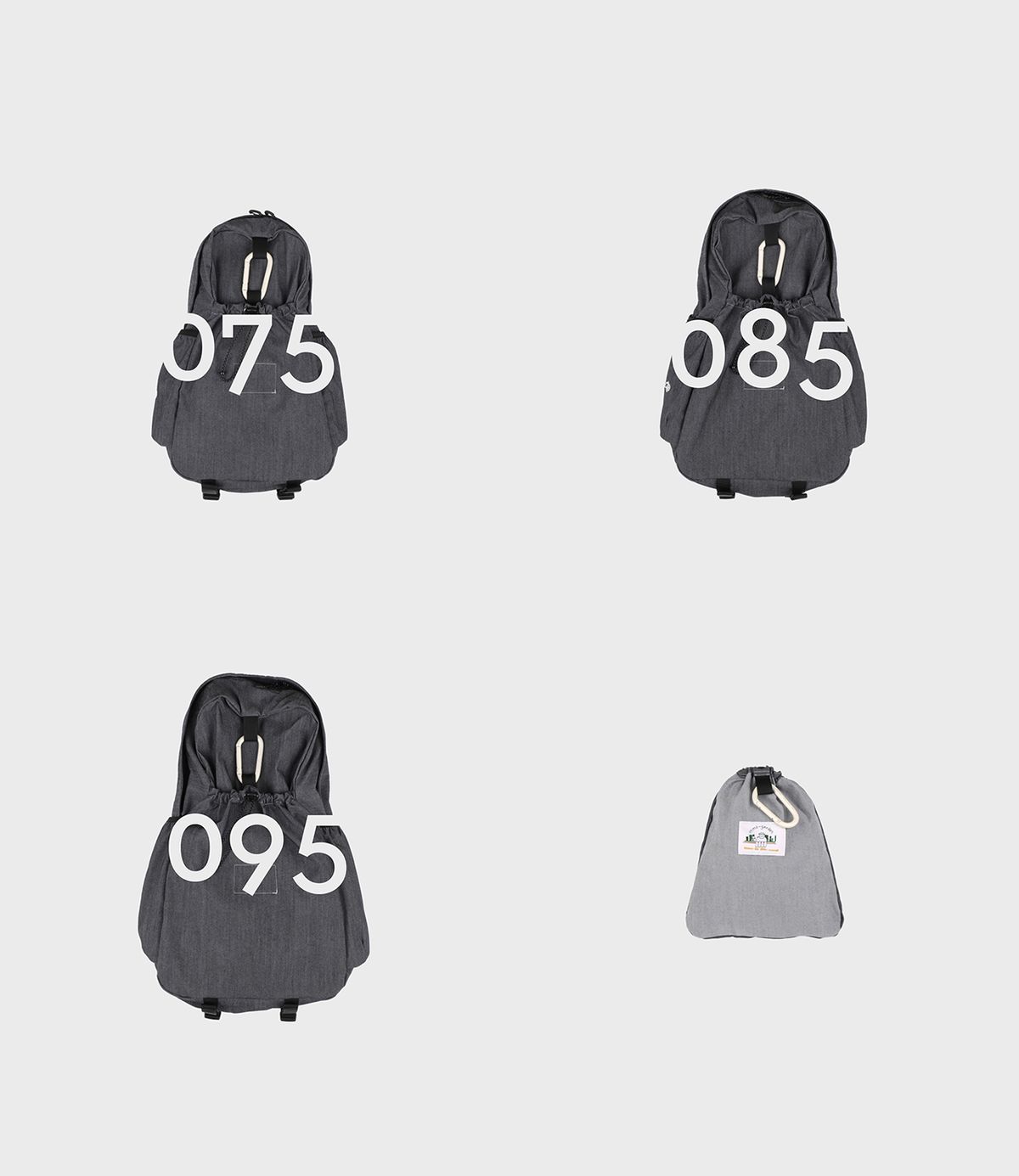 에메모가든(MMOGARDEN) mmo backpack nylon denim / black