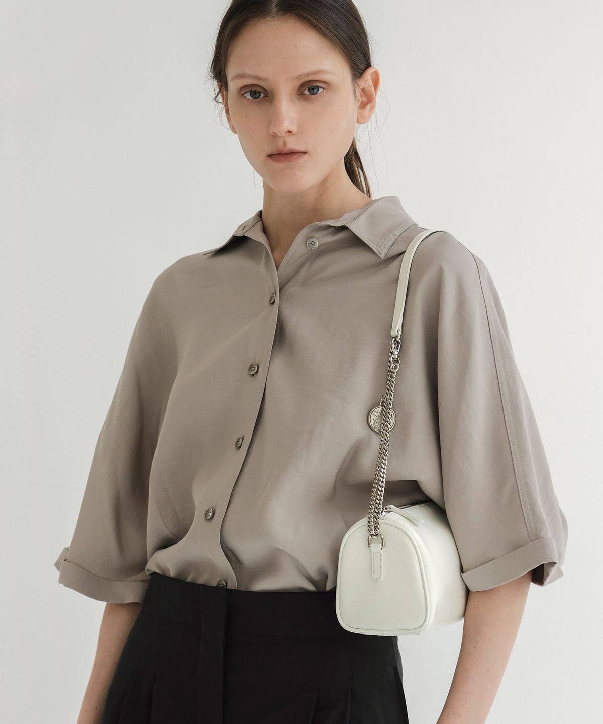 앤오즈(ANODDS) PIDI chain leather mini bag 5 color