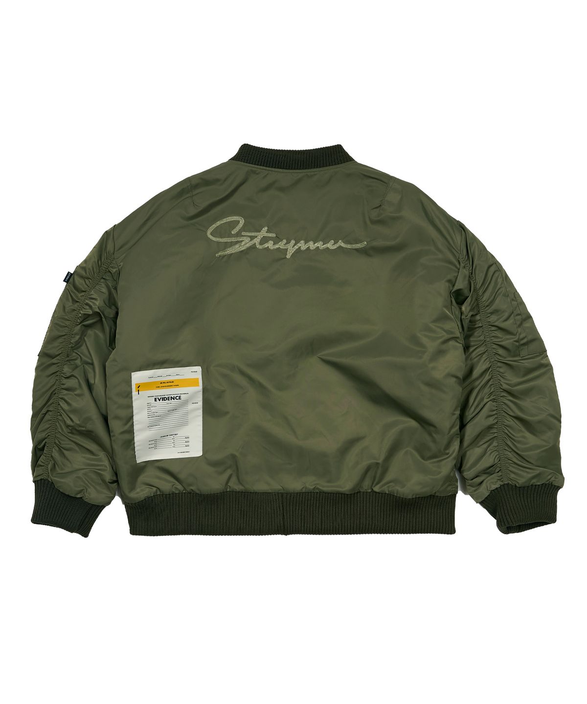 스티그마(STIGMA) ZIPPER OVERSIZED MA-1 JACKET KHAKI