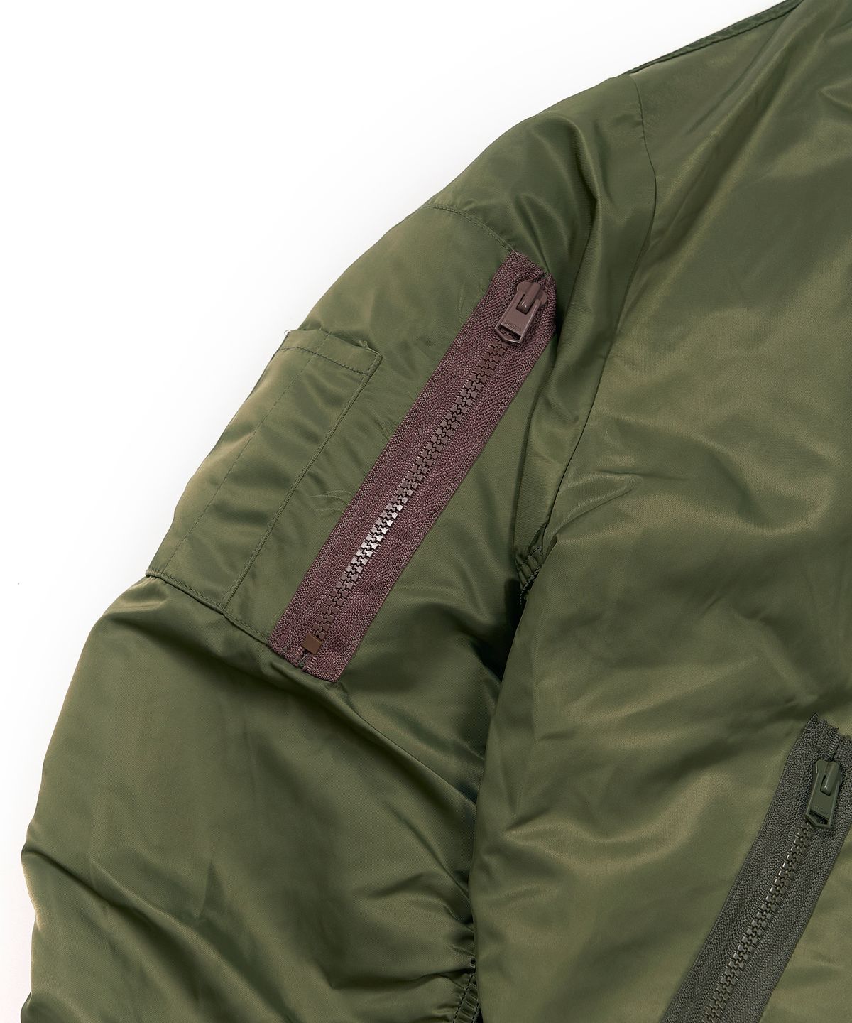 스티그마(STIGMA) ZIPPER OVERSIZED MA-1 JACKET KHAKI