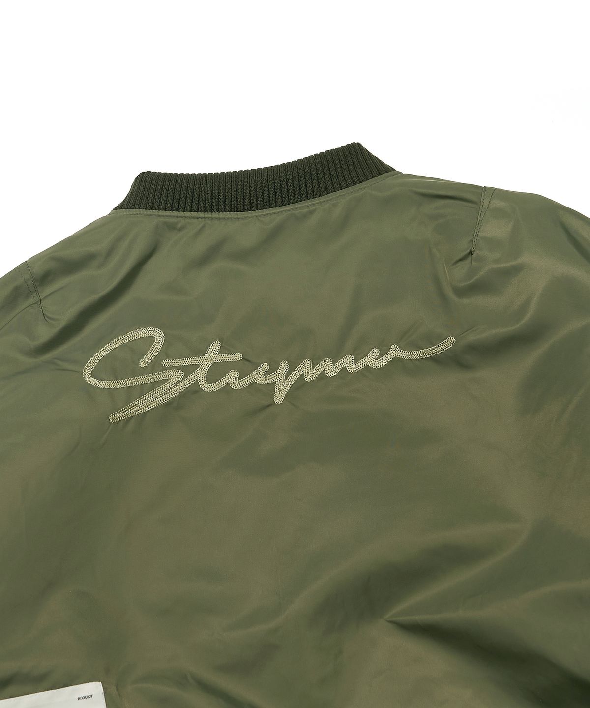 스티그마(STIGMA) ZIPPER OVERSIZED MA-1 JACKET KHAKI