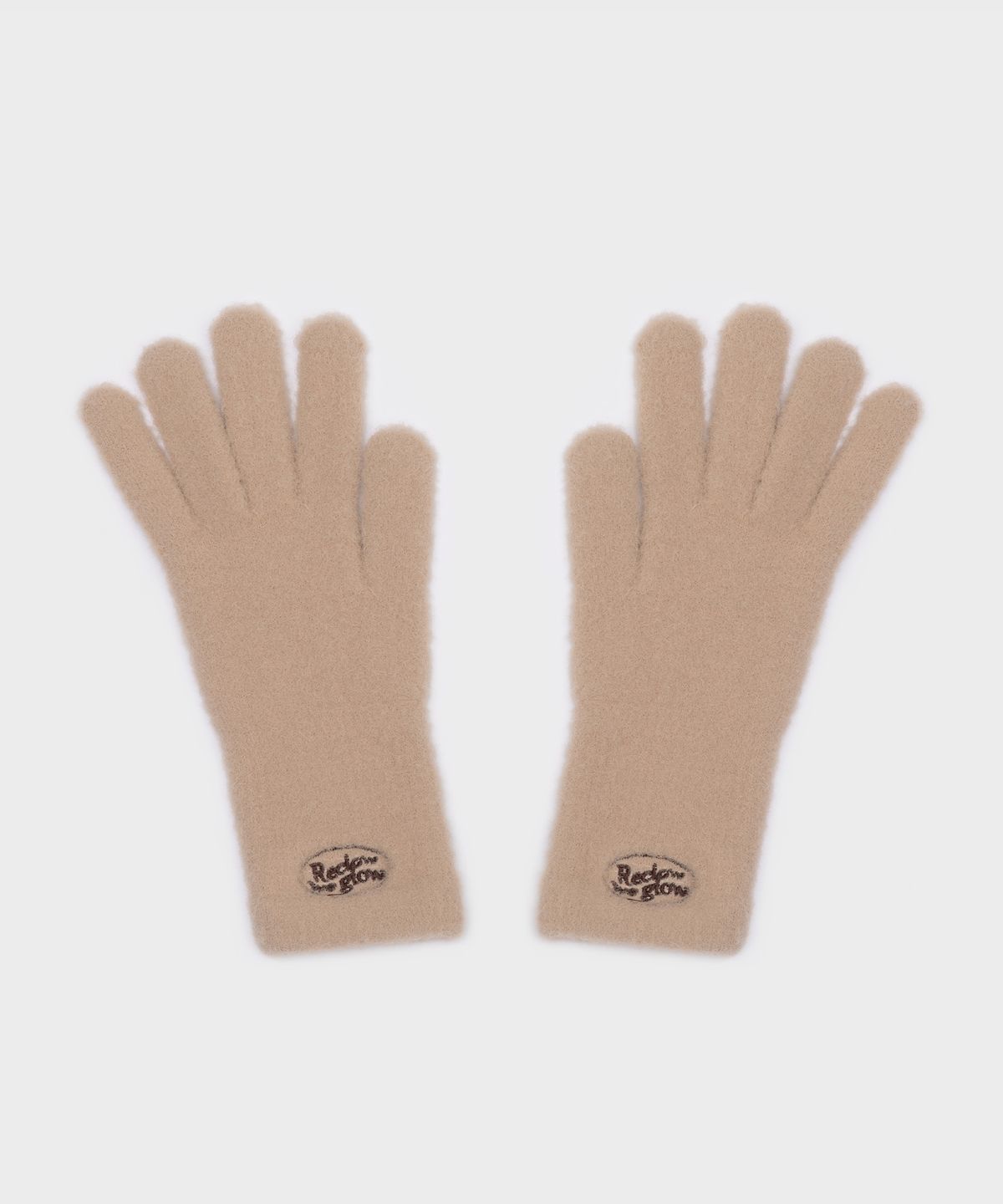 리끌로우(RECLOW) RC FLUFFY LOGO 장갑 BEIGE