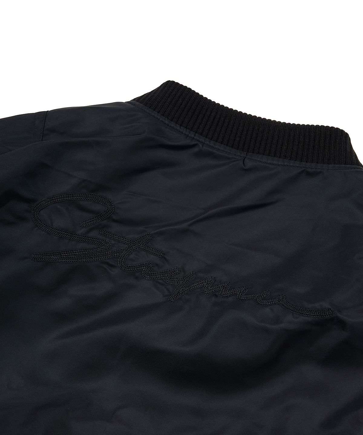 스티그마(STIGMA) ZIPPER OVERSIZED MA-1 JACKET BLACK