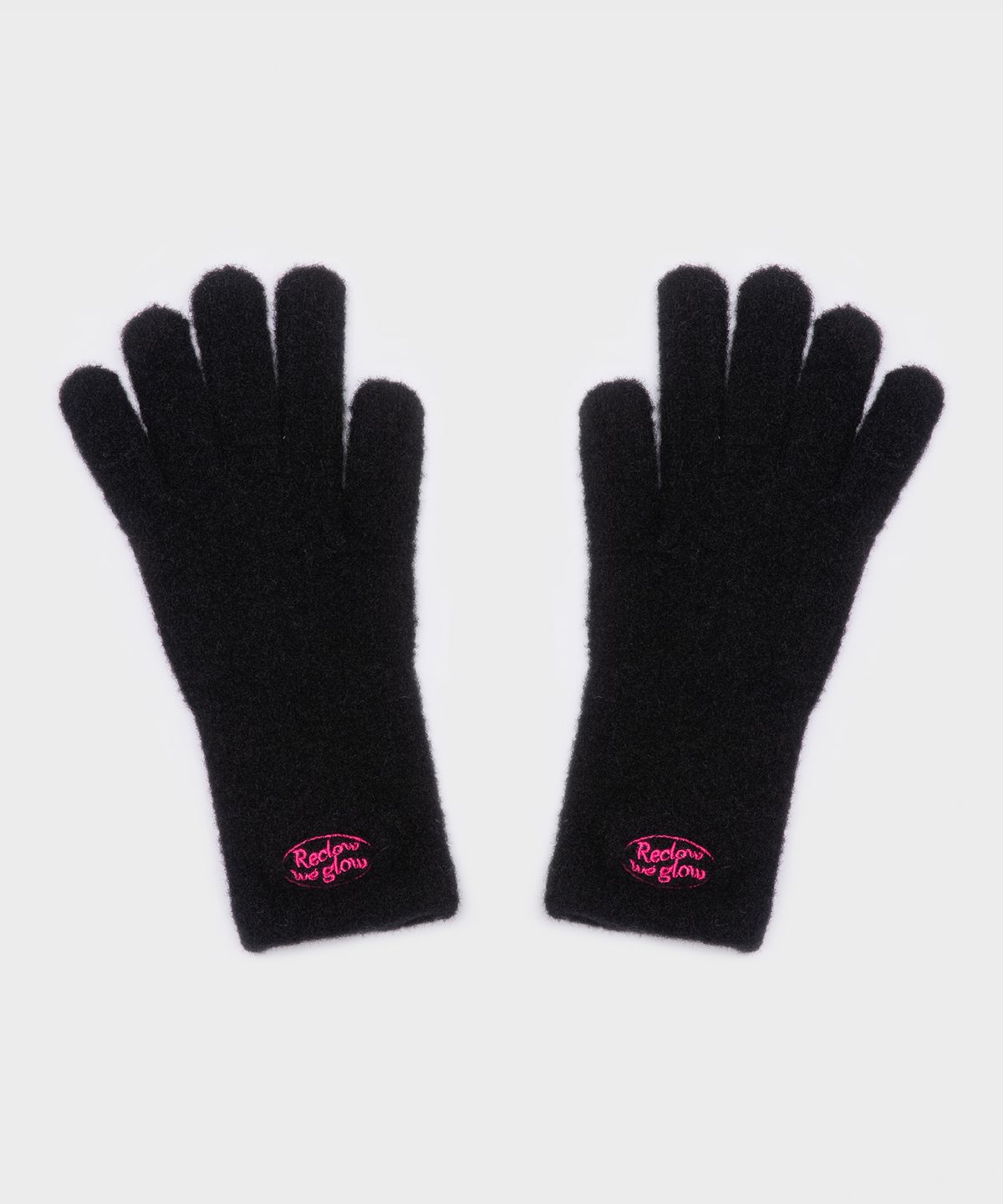 리끌로우(RECLOW) RC FLUFFY LOGO 장갑 BLACK