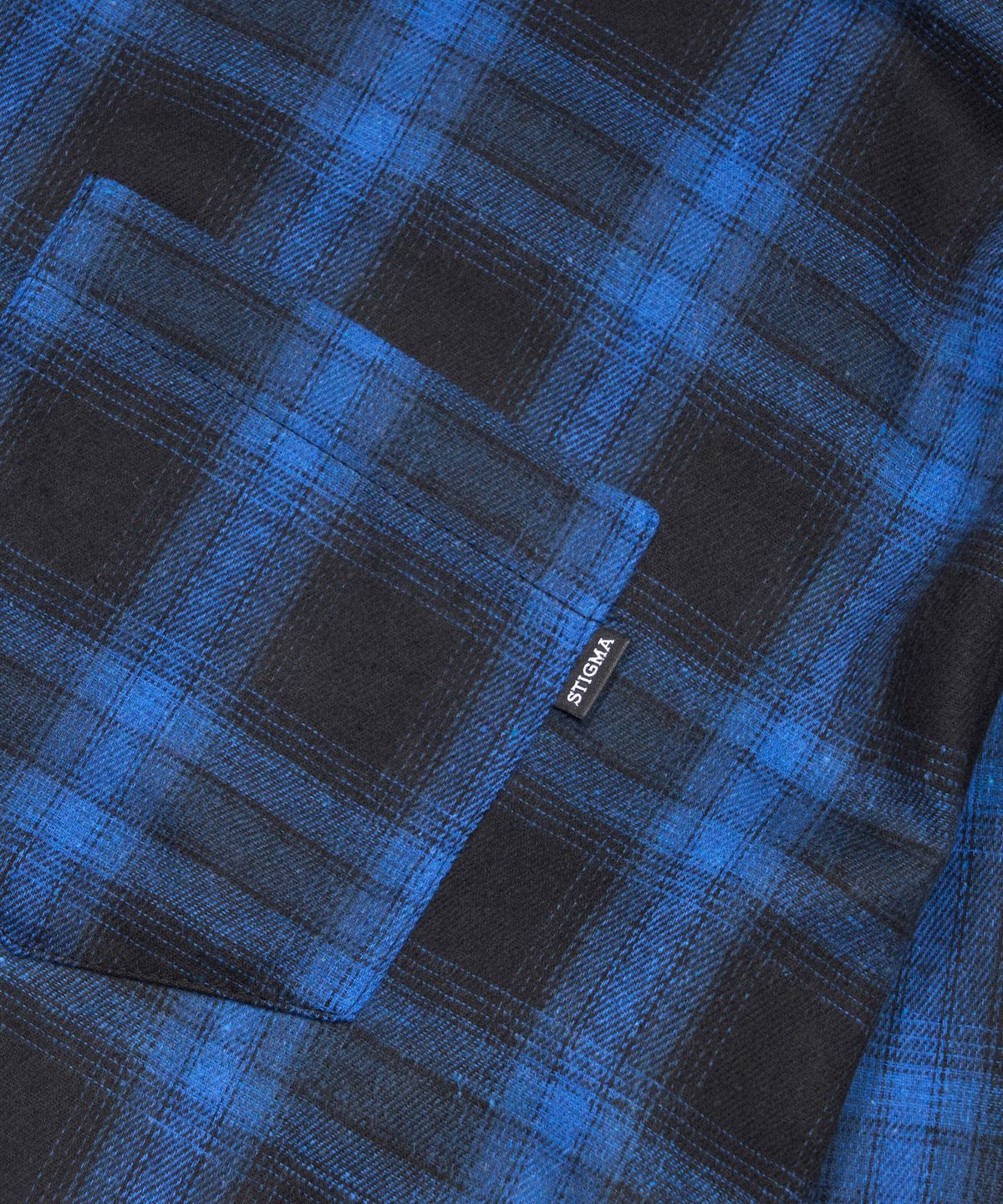 스티그마(STIGMA) VATOS OVERSIZED LONG SLEEVES SHIRTS BLUE