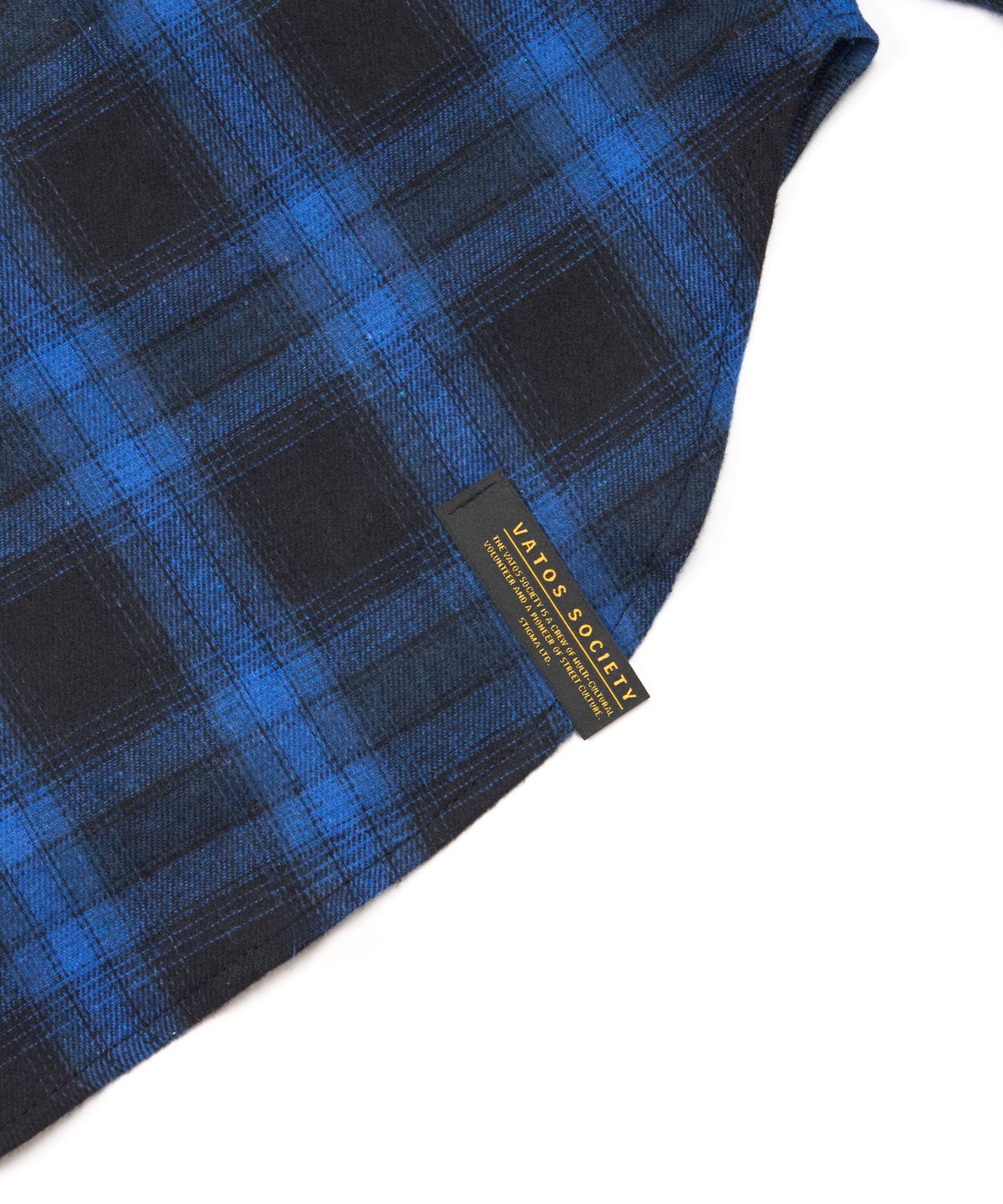 스티그마(STIGMA) VATOS OVERSIZED LONG SLEEVES SHIRTS BLUE