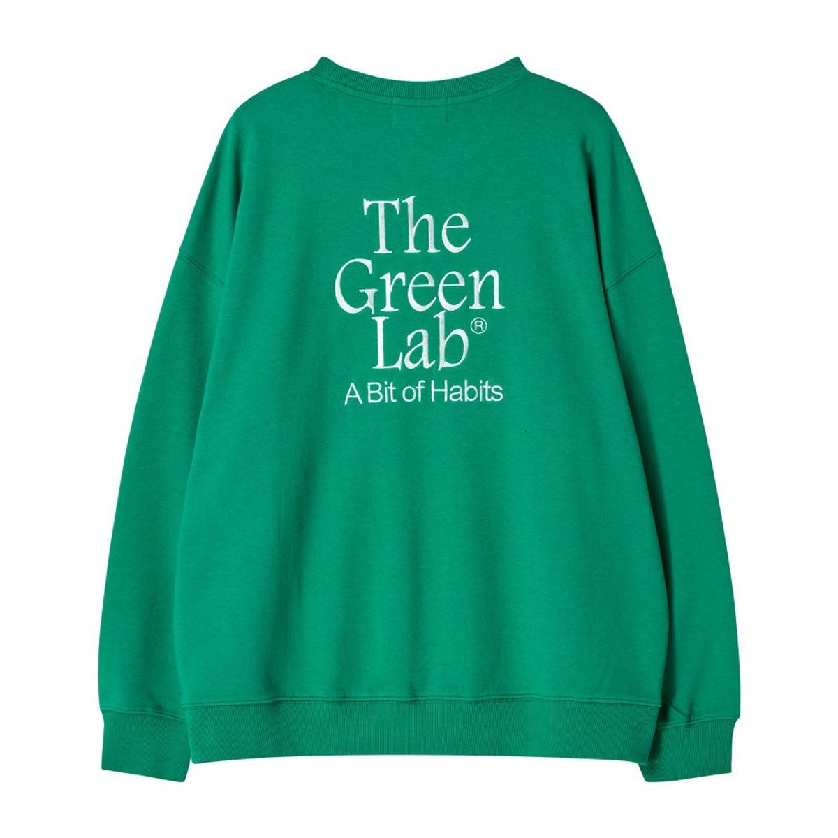 더그린랩(THE GREEN LAB) 에센셜 자수 스웻셔츠 [그린]
