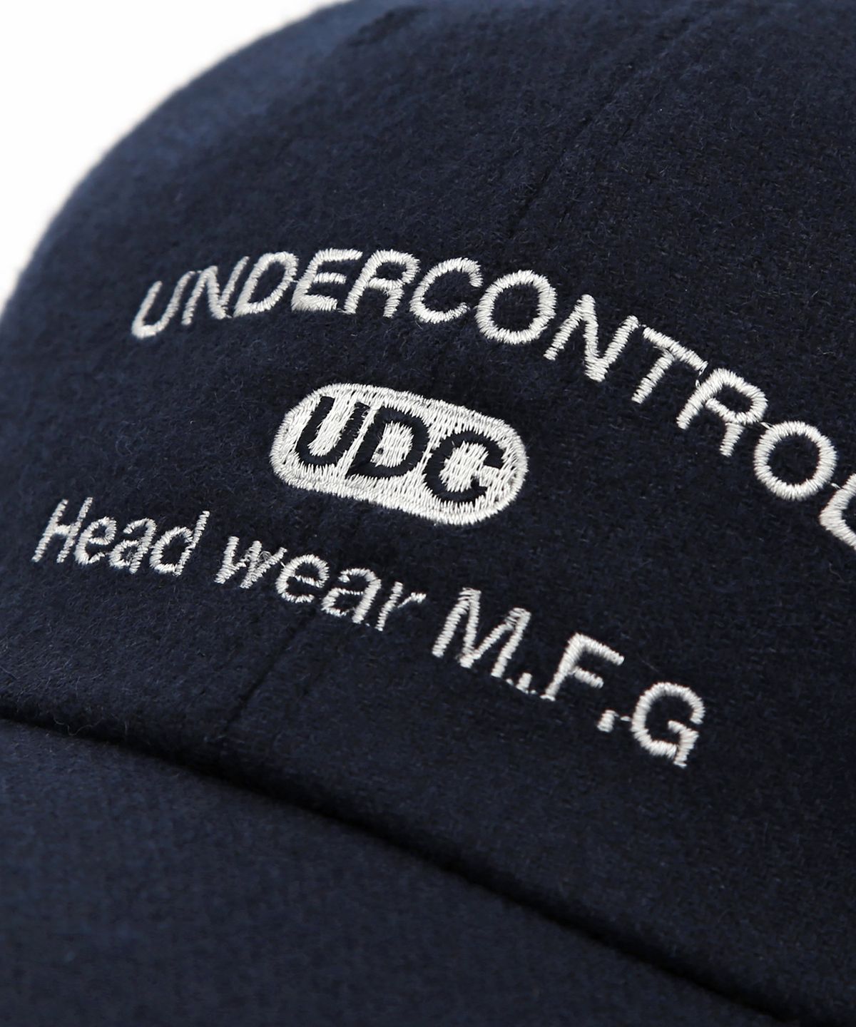 언더컨트롤(UNDERCONTROL) 가을 겨울 플란넬 베이직 소프트탑 남녀공용 볼캡 야구모자 COLLEGE CREW / AUTHENTIC B B / NAVY FLANNEL