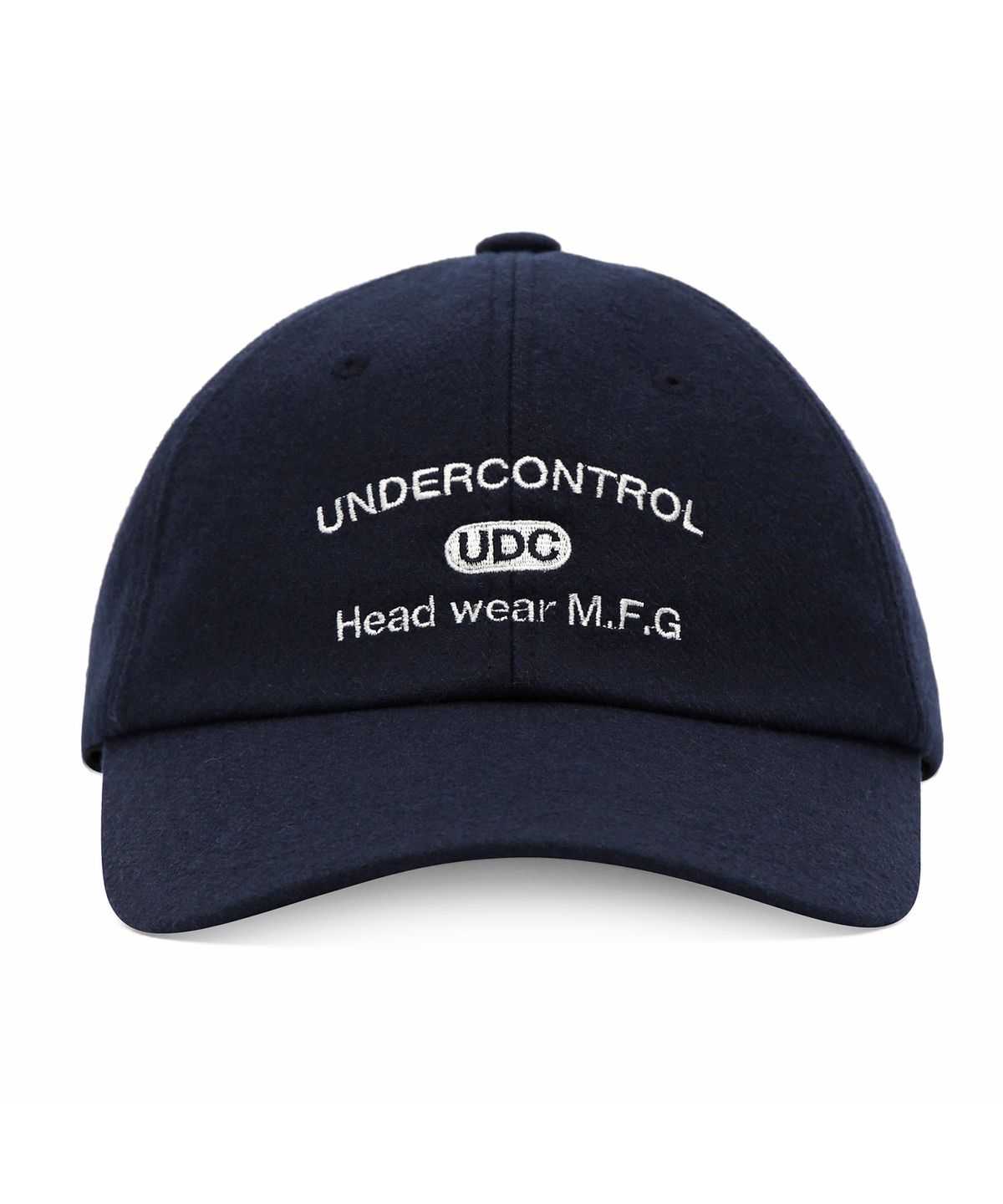 언더컨트롤(UNDERCONTROL) 가을 겨울 플란넬 베이직 소프트탑 남녀공용 볼캡 야구모자 COLLEGE CREW / AUTHENTIC B B / NAVY FLANNEL