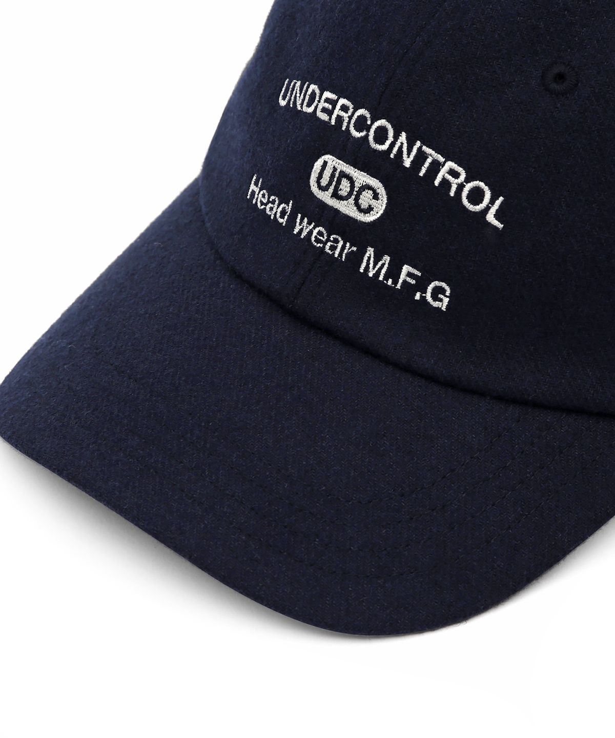 언더컨트롤(UNDERCONTROL) 가을 겨울 플란넬 베이직 소프트탑 남녀공용 볼캡 야구모자 COLLEGE CREW / AUTHENTIC B B / NAVY FLANNEL