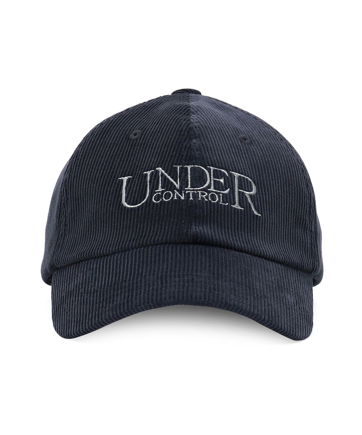 언더컨트롤(UNDERCONTROL) 남녀공용 가을겨울 코듀로이 베이직 소프트탑 볼캡 SIGNATURE / AUTHENTIC B B / CD / NAVY