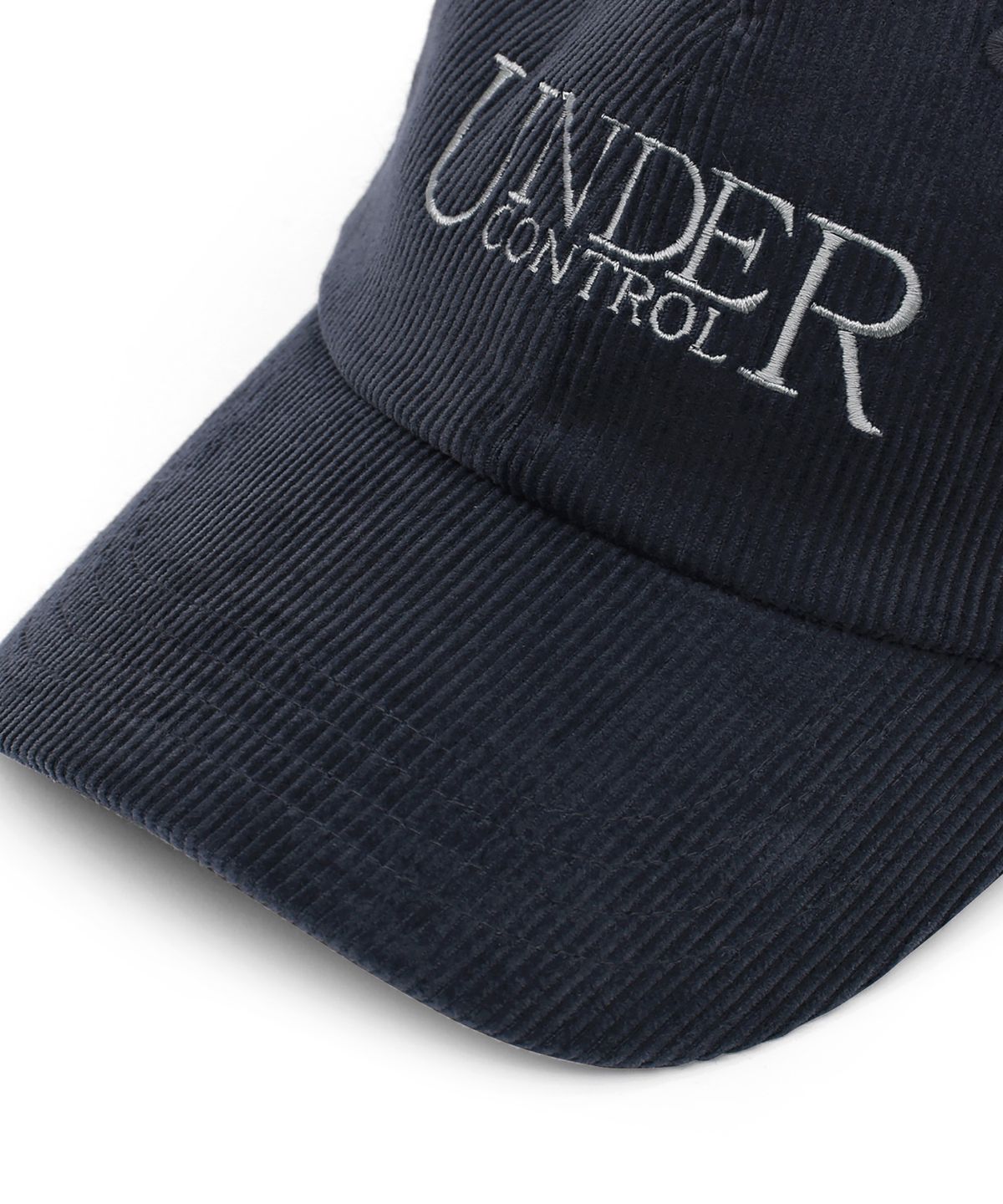 언더컨트롤(UNDERCONTROL) 남녀공용 가을겨울 코듀로이 베이직 소프트탑 볼캡 SIGNATURE / AUTHENTIC B B / CD / NAVY