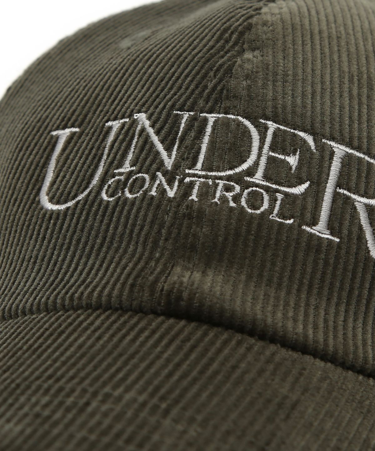 언더컨트롤(UNDERCONTROL) 남녀공용 가을겨울 코듀로이 베이직 소프트탑 볼캡 SIGNATURE / AUTHENTIC B B / CD / OLIVE