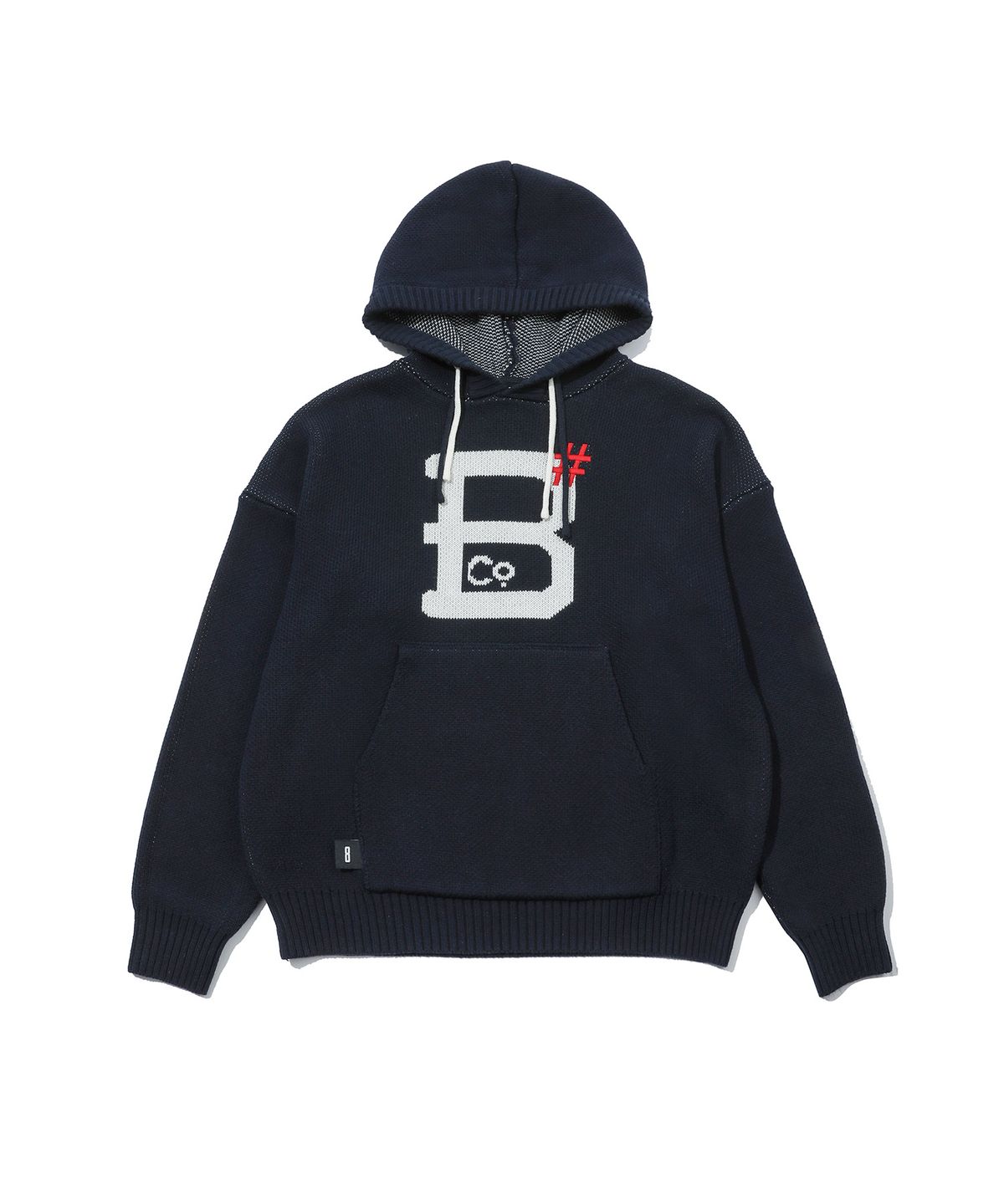 빈트릴 뉴욕(BEENTRILL NEWYORK) [BEENTRILL X BROOKLYNDENIM] 오버핏 니트(네이비)