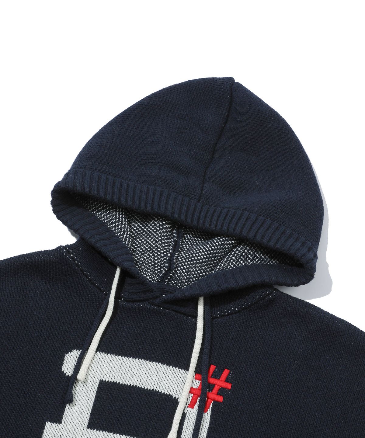 빈트릴 뉴욕(BEENTRILL NEWYORK) [BEENTRILL X BROOKLYNDENIM] 오버핏 니트(네이비)